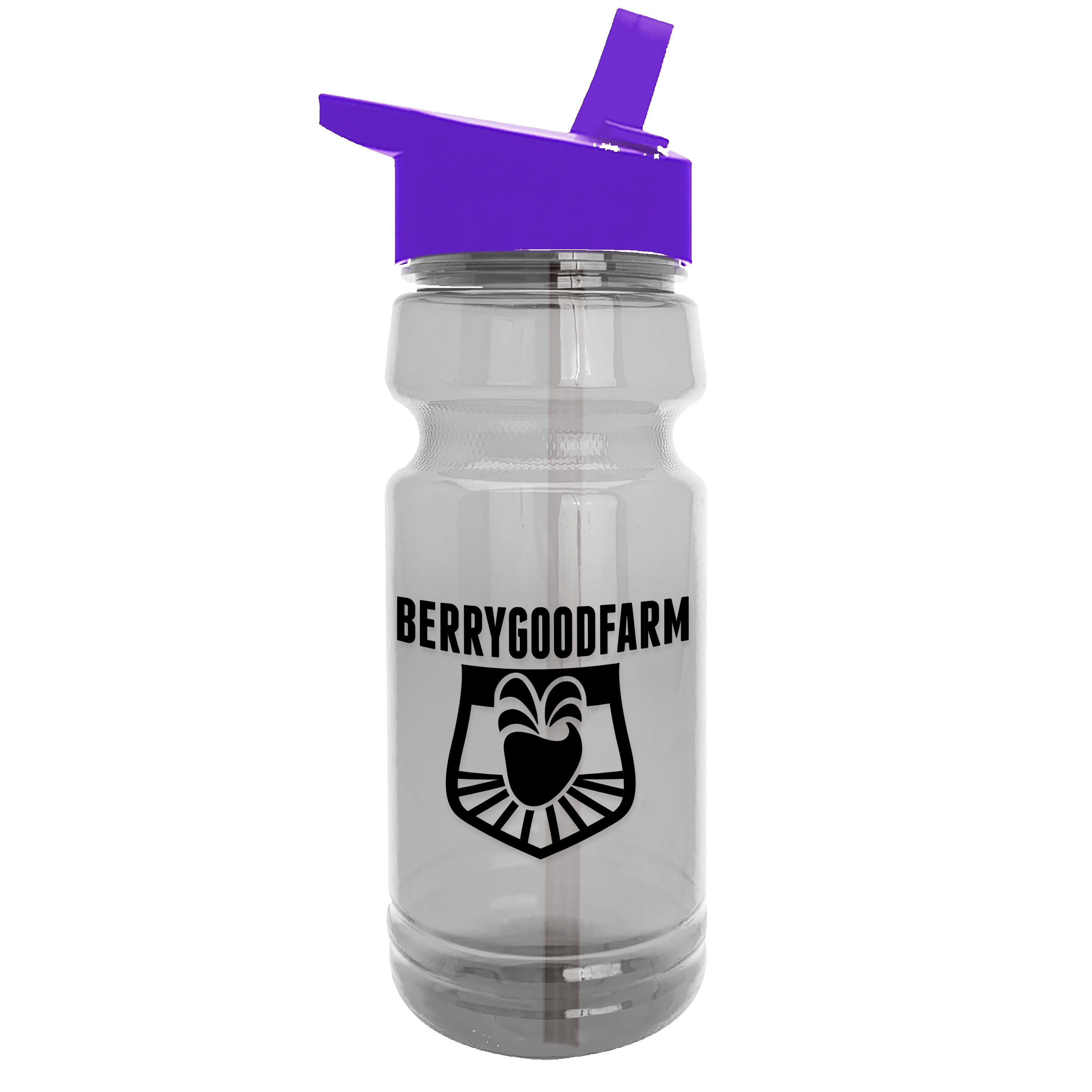 Picture of Garyline® Trainer Clear Bottle with Flip-Straw Lid - 24 oz.