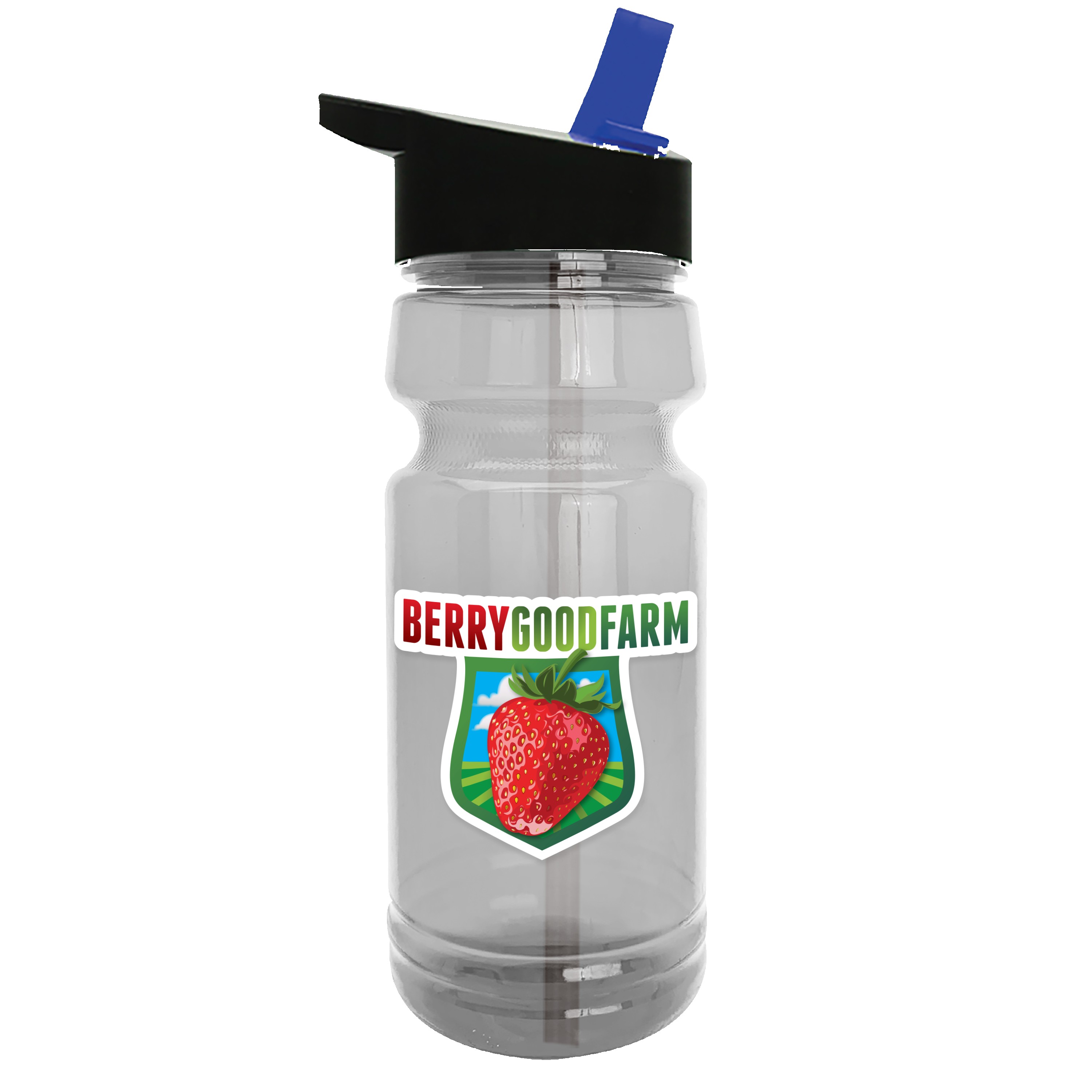 Picture of Garyline® Trainer Clear Bottle with Flip-Straw Lid - 24 oz.