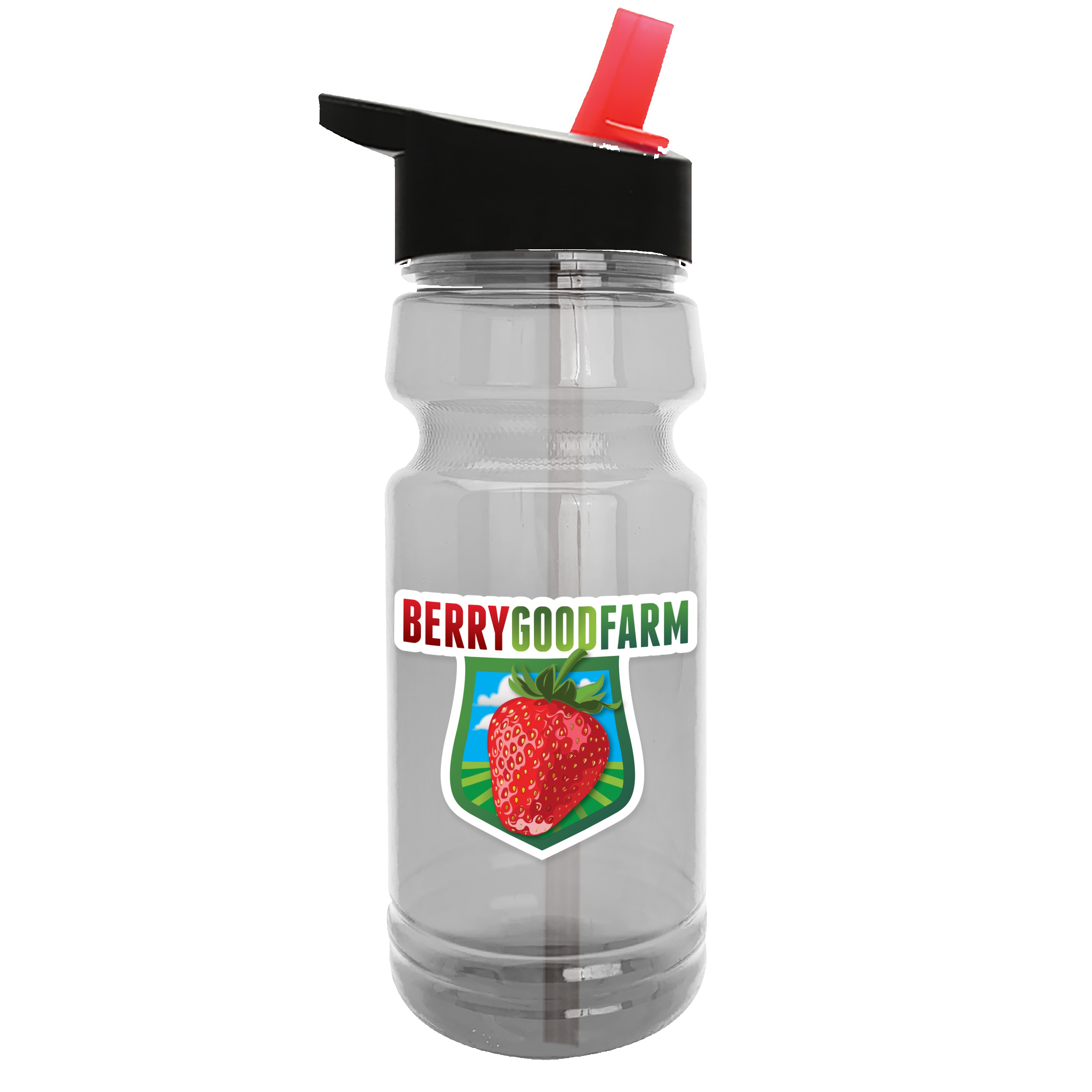 Picture of Garyline® Trainer Clear Bottle with Flip-Straw Lid - 24 oz.