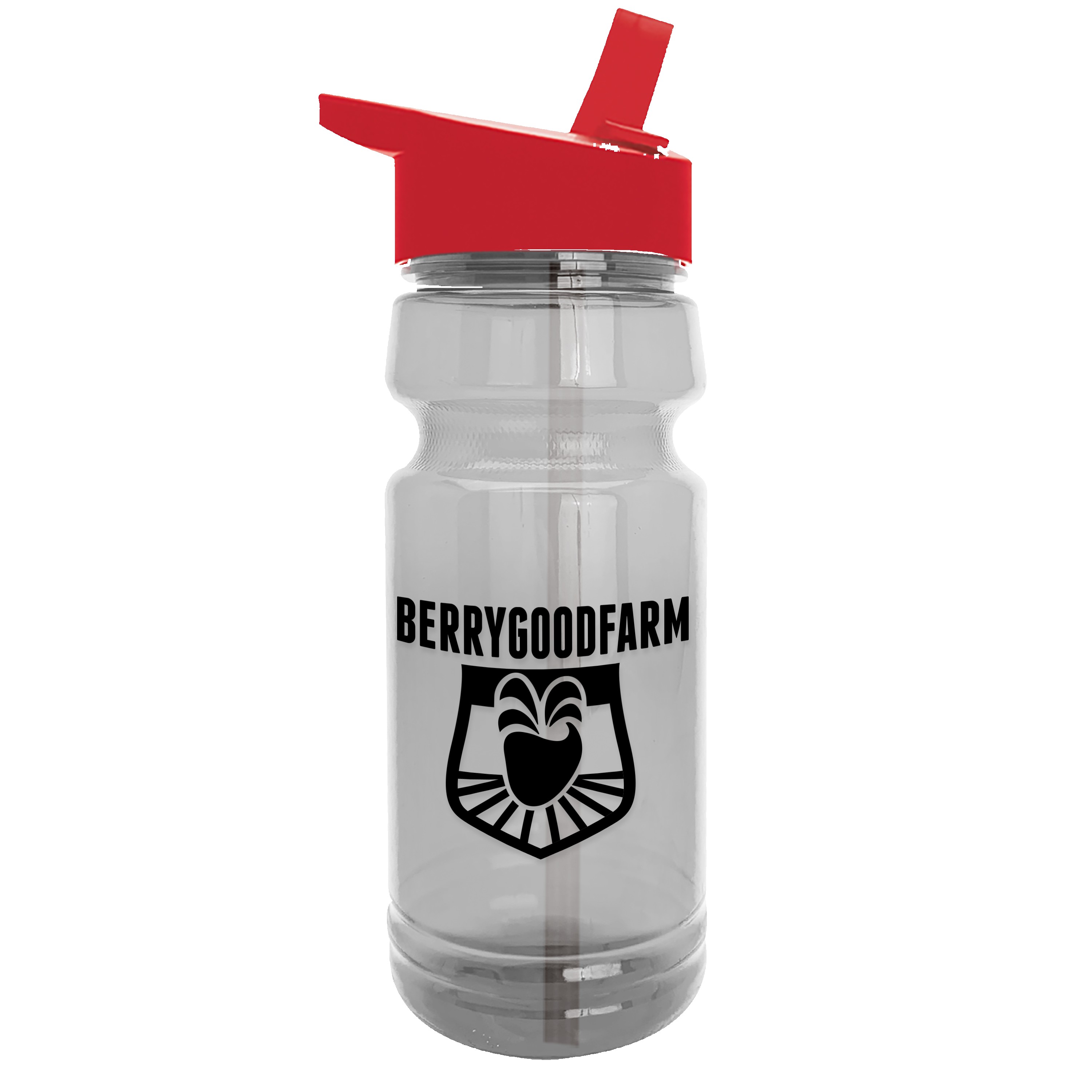 Picture of Garyline® Trainer Clear Bottle with Flip-Straw Lid - 24 oz.