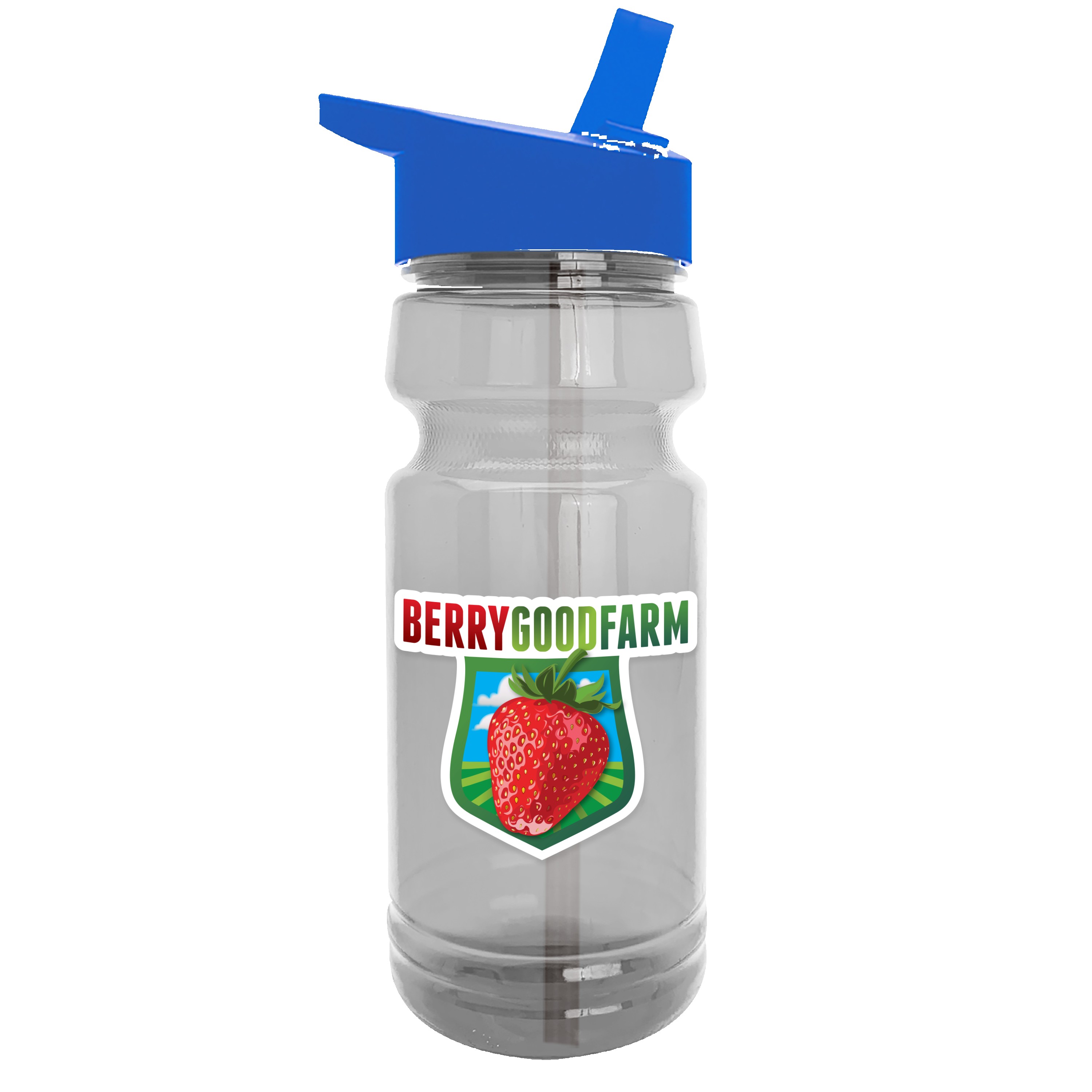 Picture of Garyline® Trainer Clear Bottle with Flip-Straw Lid - 24 oz.
