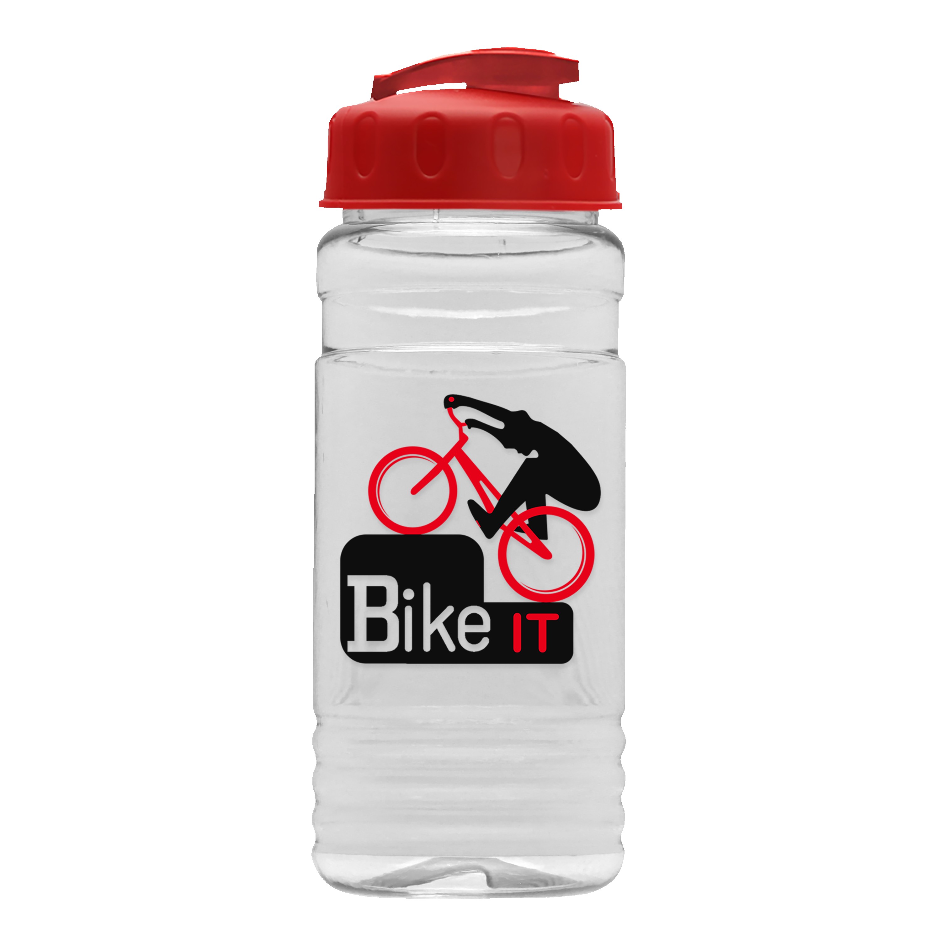 Picture of Garyline® Clear Bottle with Flip-Top Lid - 20 oz.