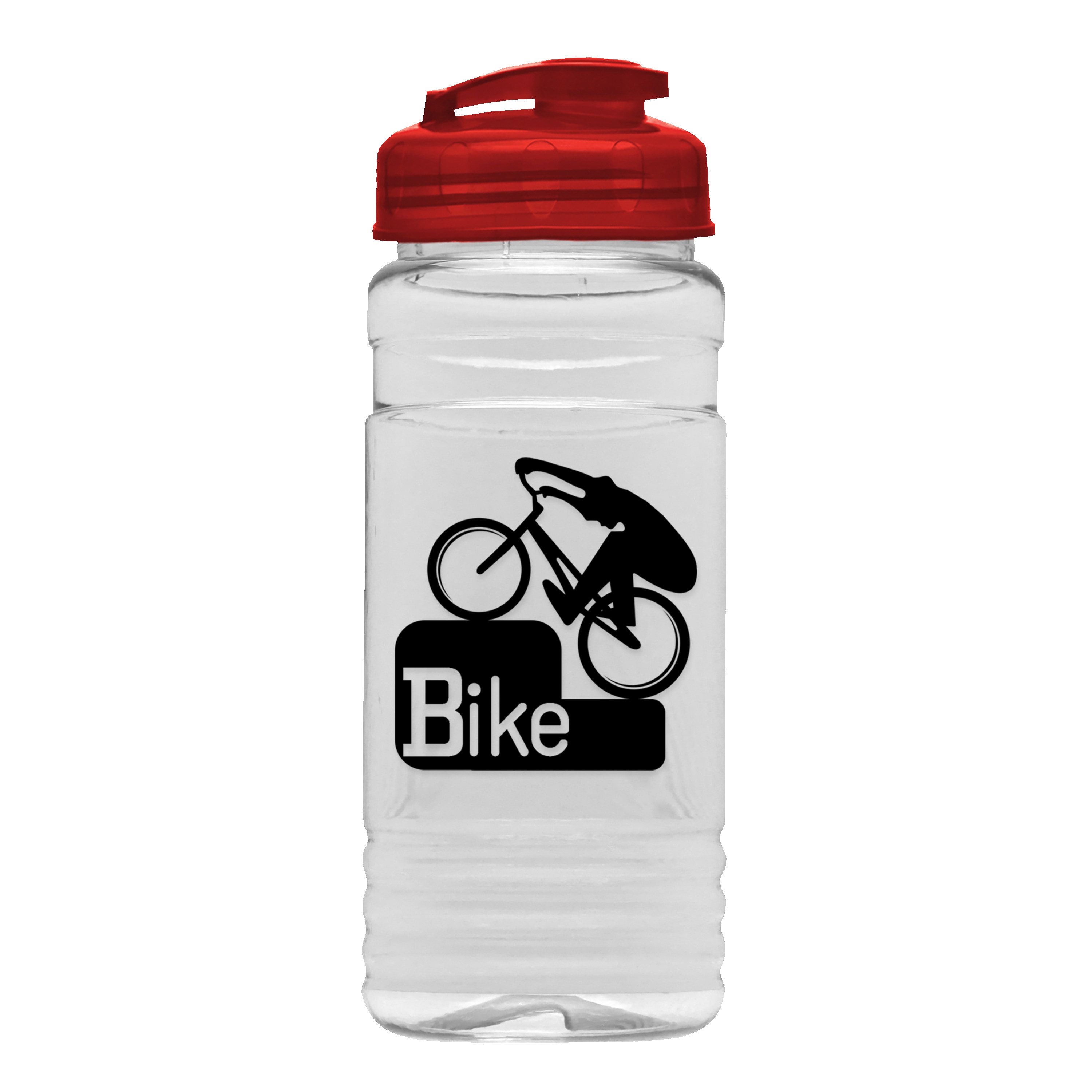 Picture of Garyline® Clear Bottle with Flip-Top Lid - 20 oz.