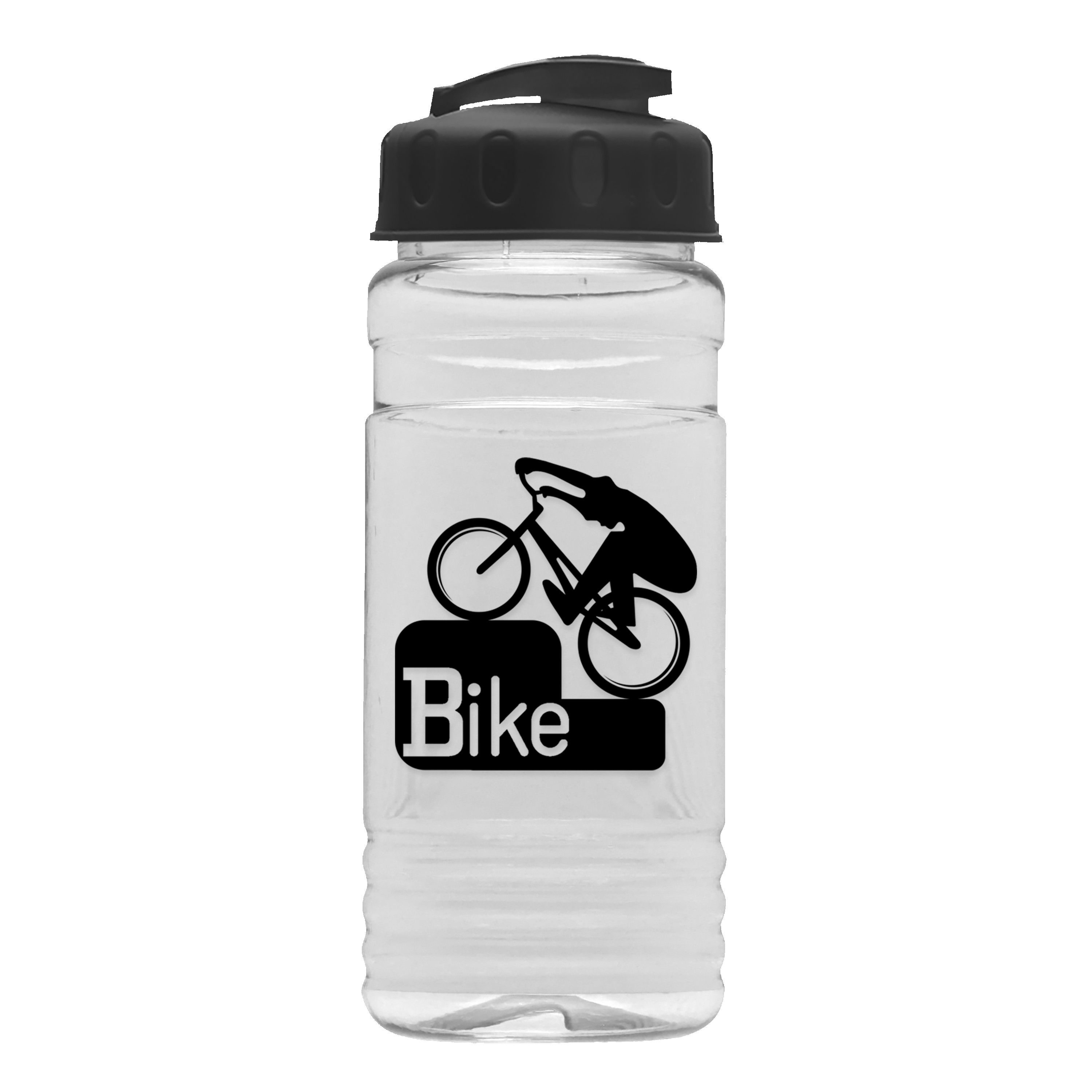 Picture of Garyline® Clear Bottle with Flip-Top Lid - 20 oz.
