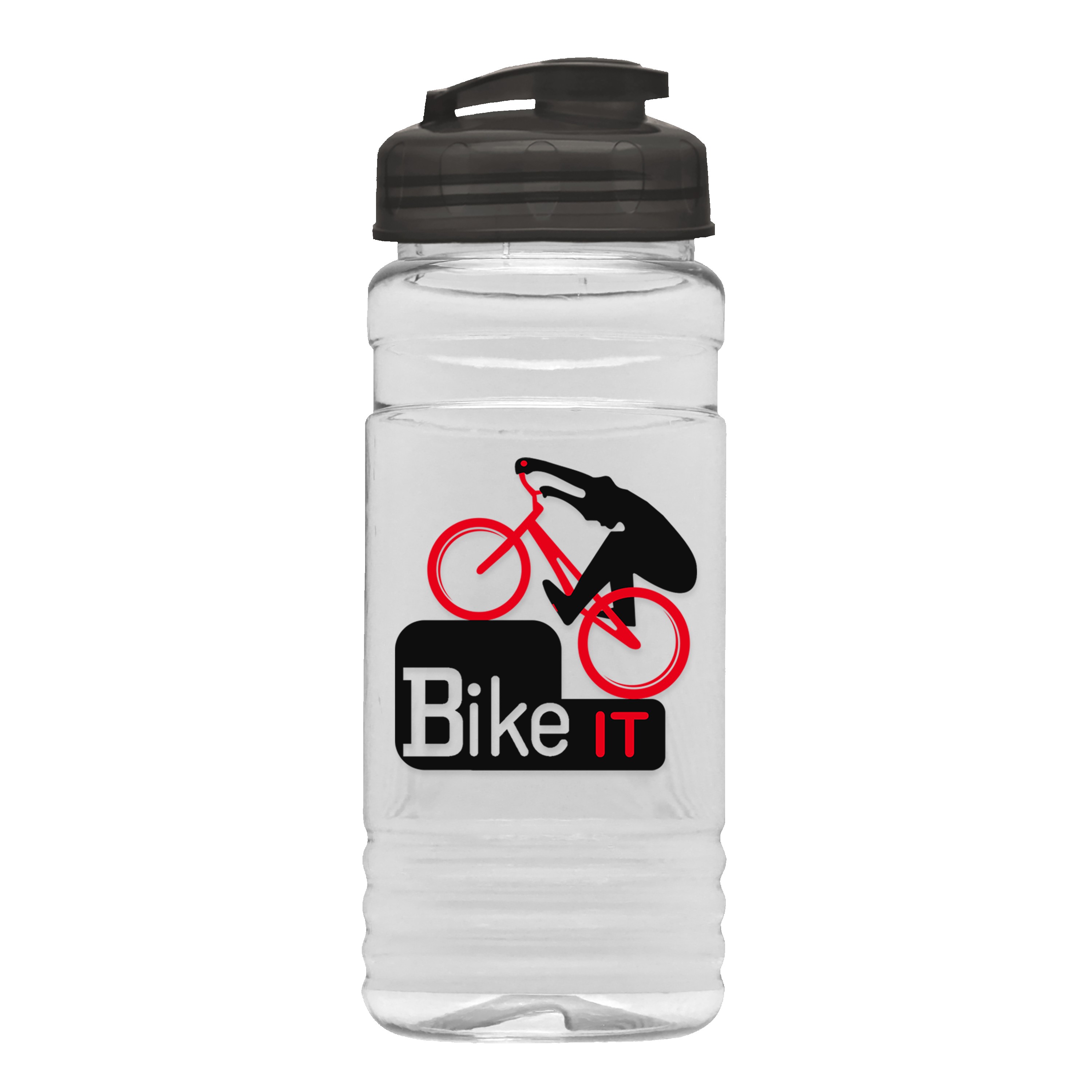 Picture of Garyline® Clear Bottle with Flip-Top Lid - 20 oz.