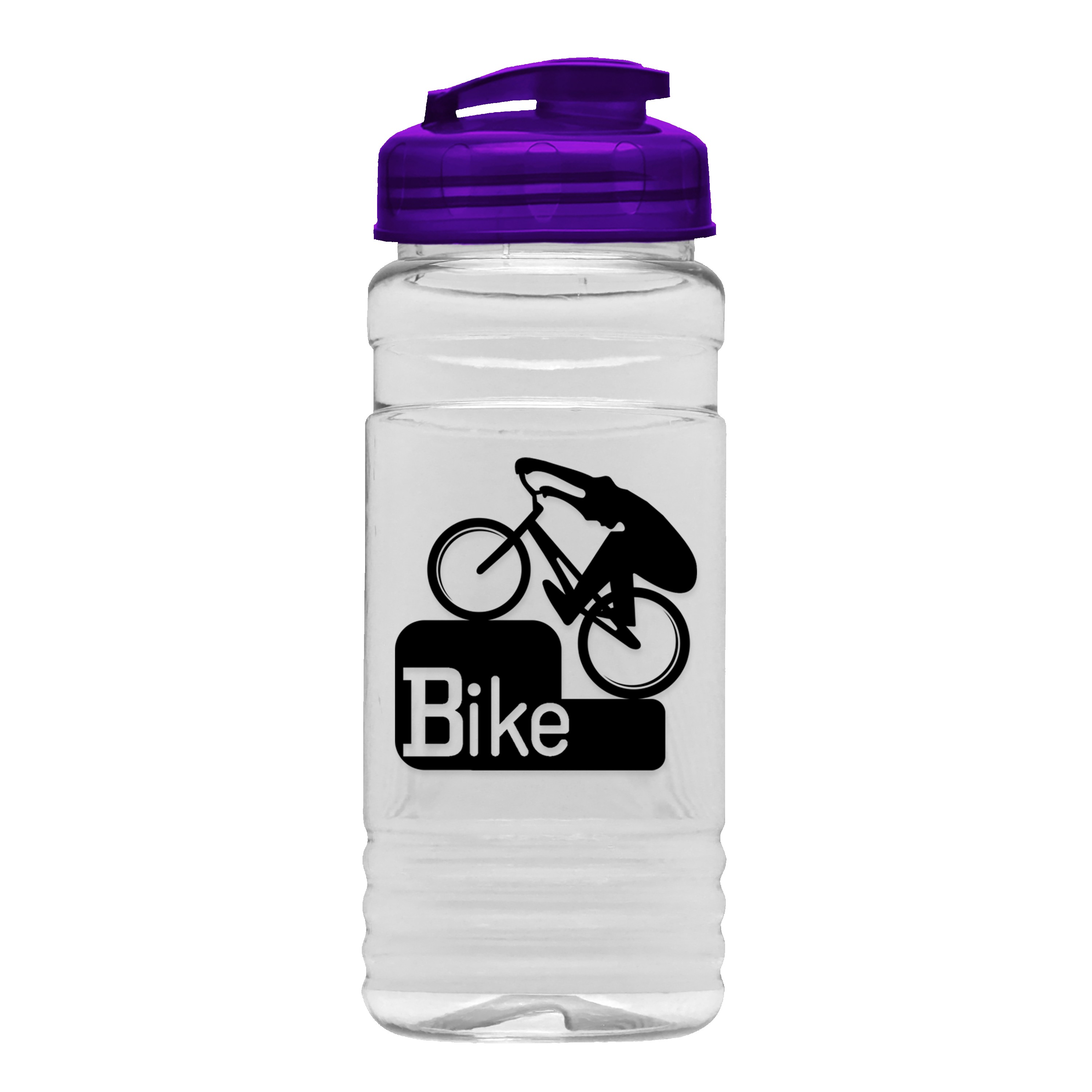 Picture of Garyline® Clear Bottle with Flip-Top Lid - 20 oz.