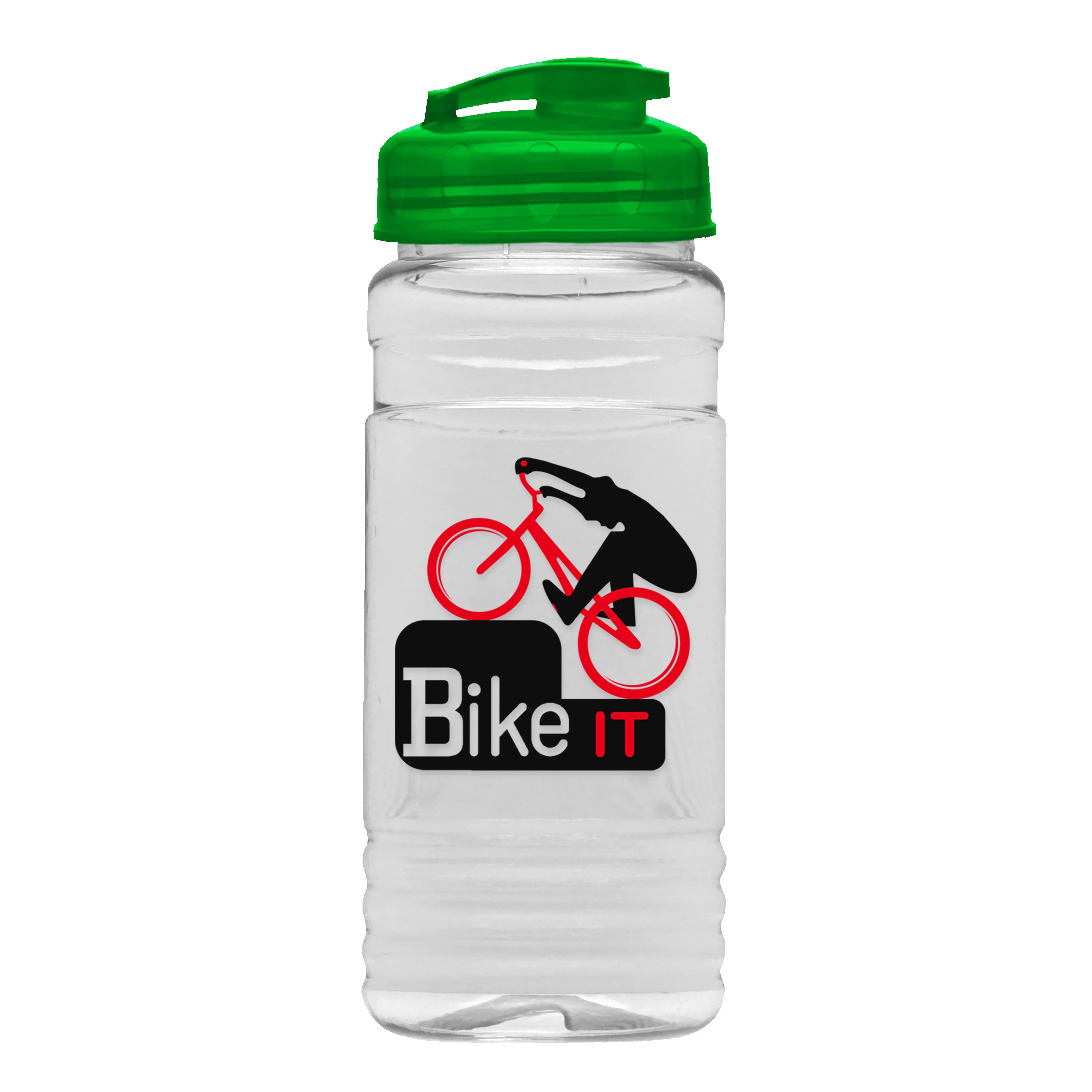 Picture of Garyline® Clear Bottle with Flip-Top Lid - 20 oz.