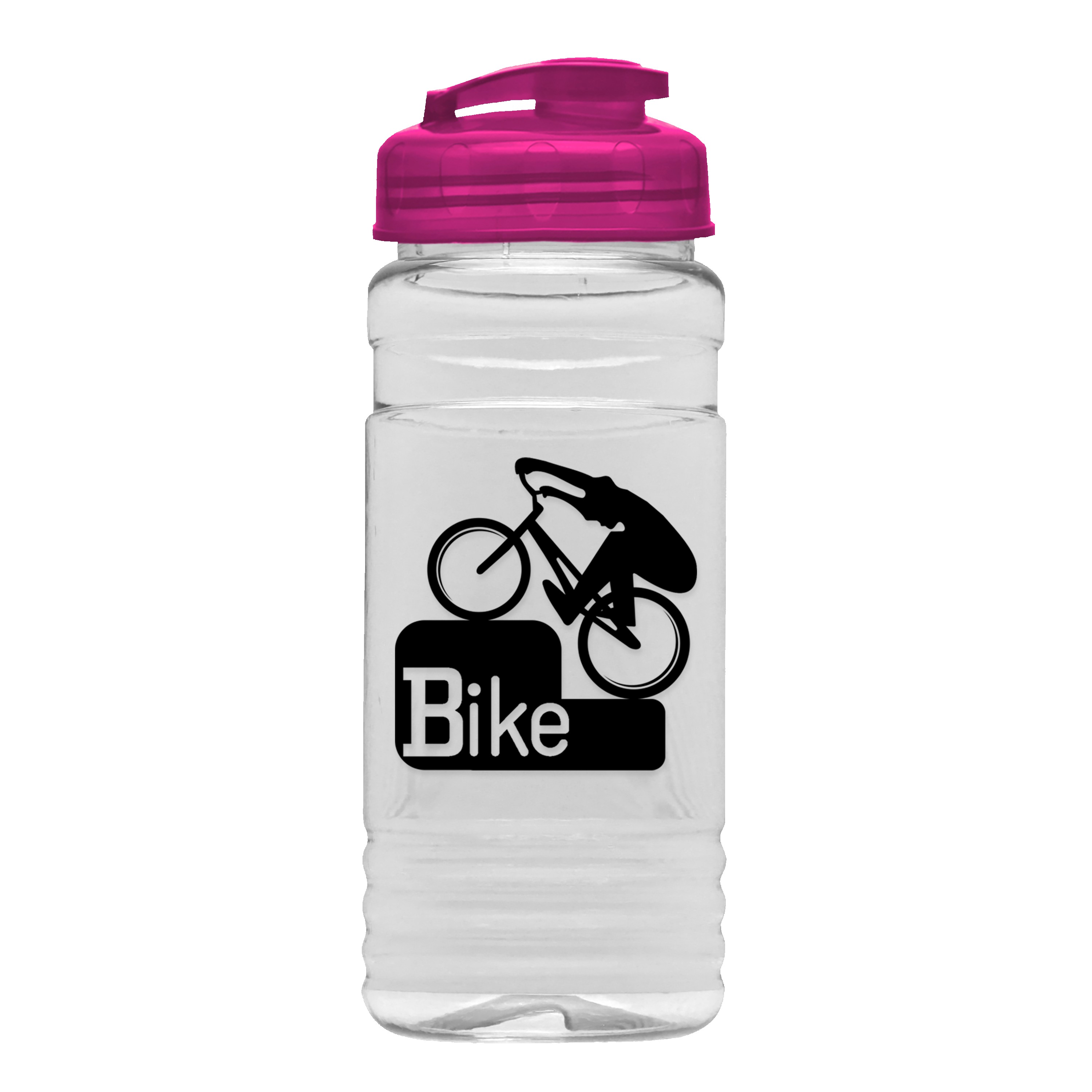 Picture of Garyline® Clear Bottle with Flip-Top Lid - 20 oz.