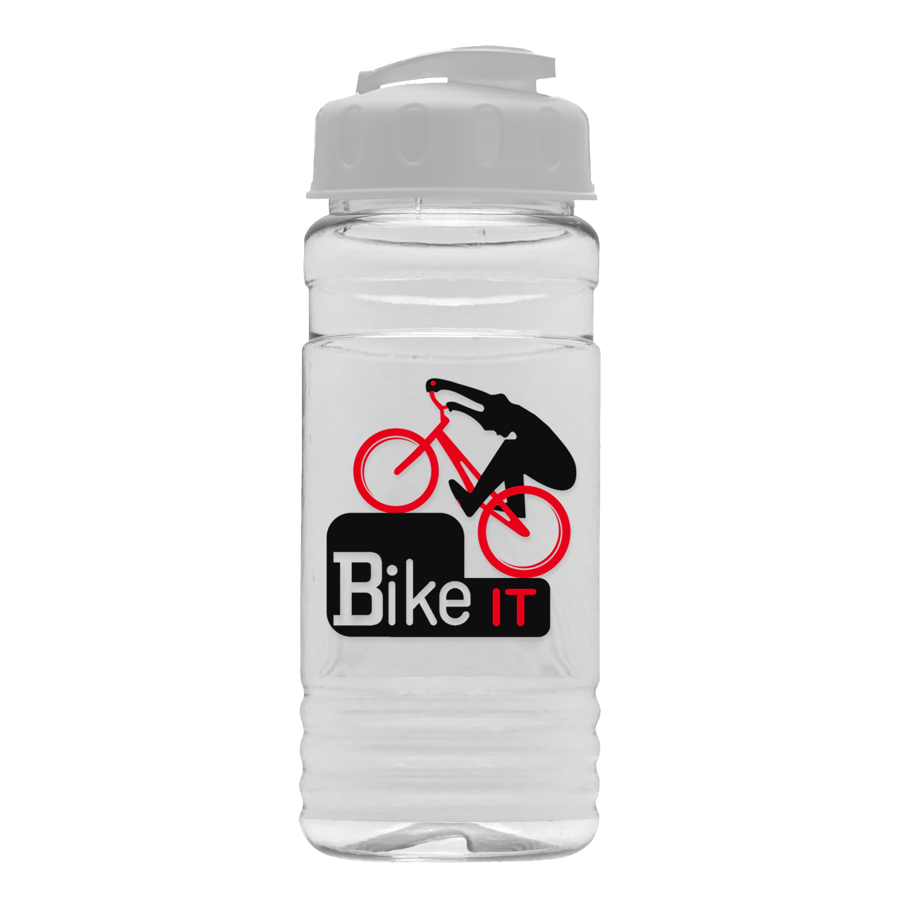 Picture of Garyline® Clear Bottle with Flip-Top Lid - 20 oz.