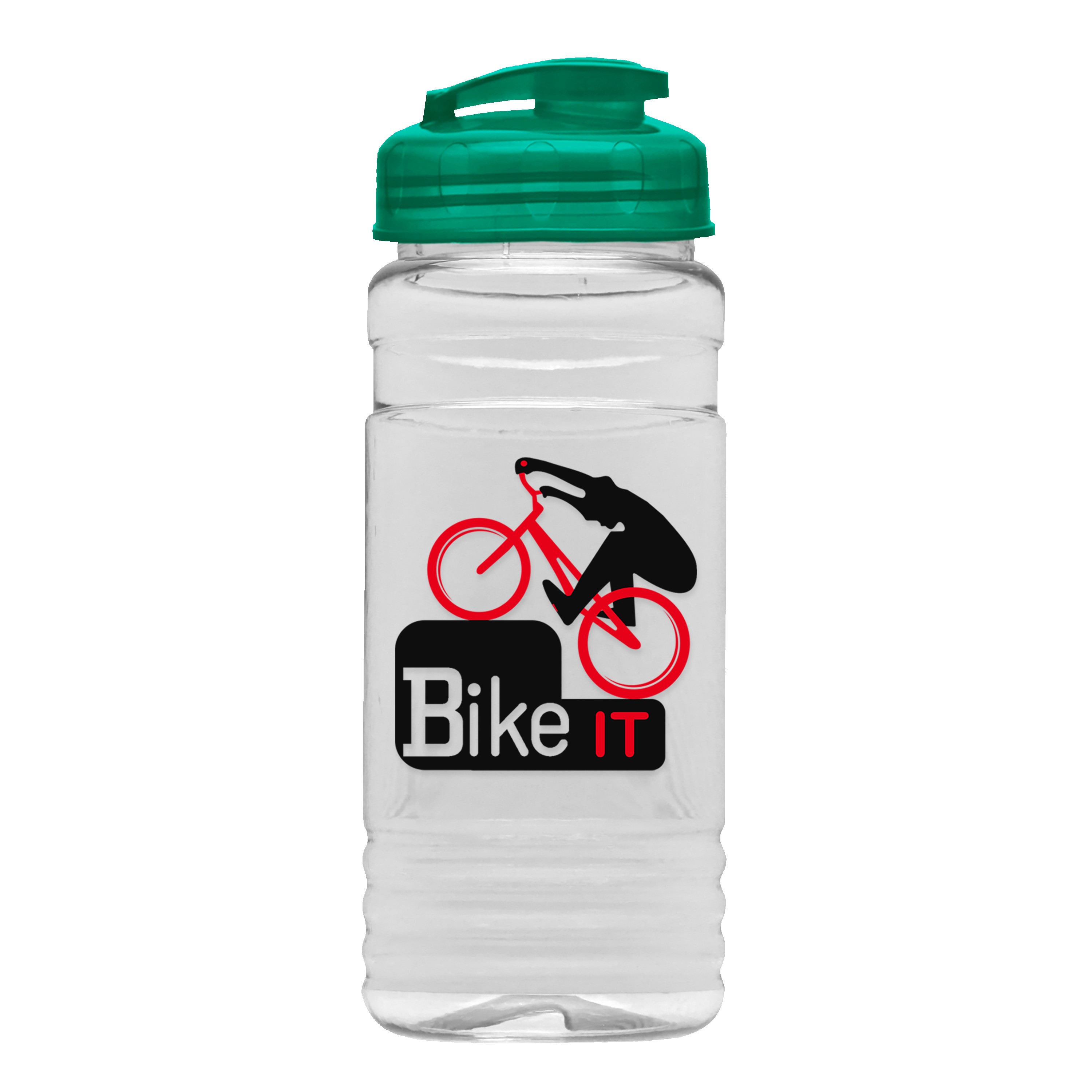 Picture of Garyline® Clear Bottle with Flip-Top Lid - 20 oz.