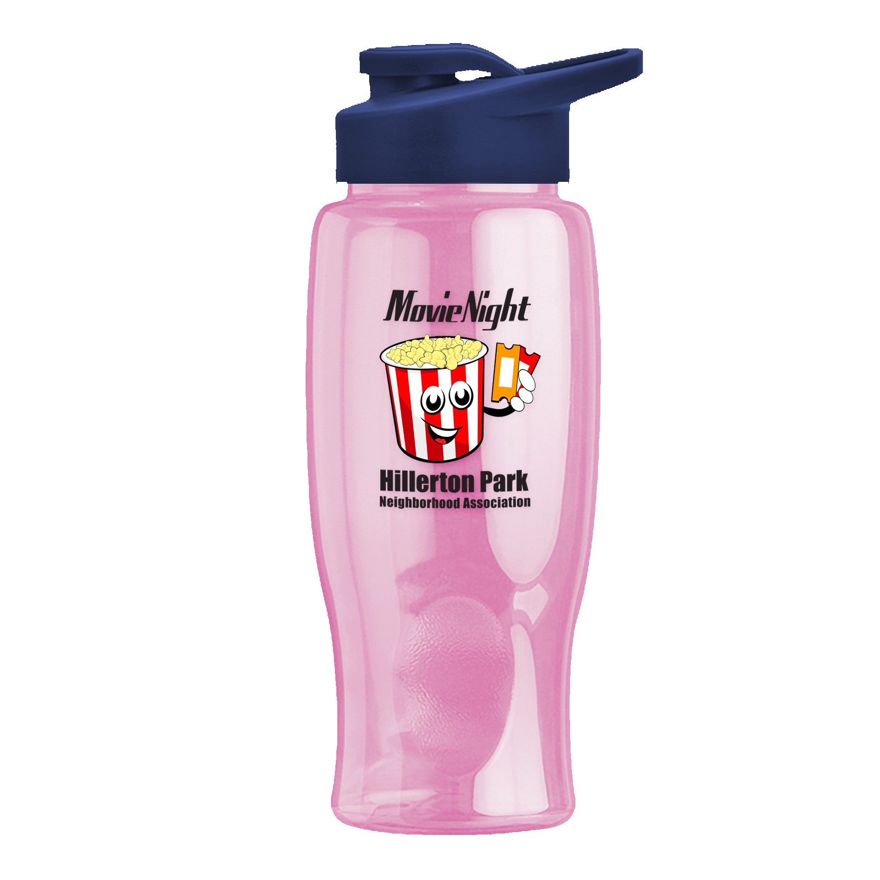 Picture of Garyline® Poly+ Bottle with Drink-Thru Lid - 27 oz.
