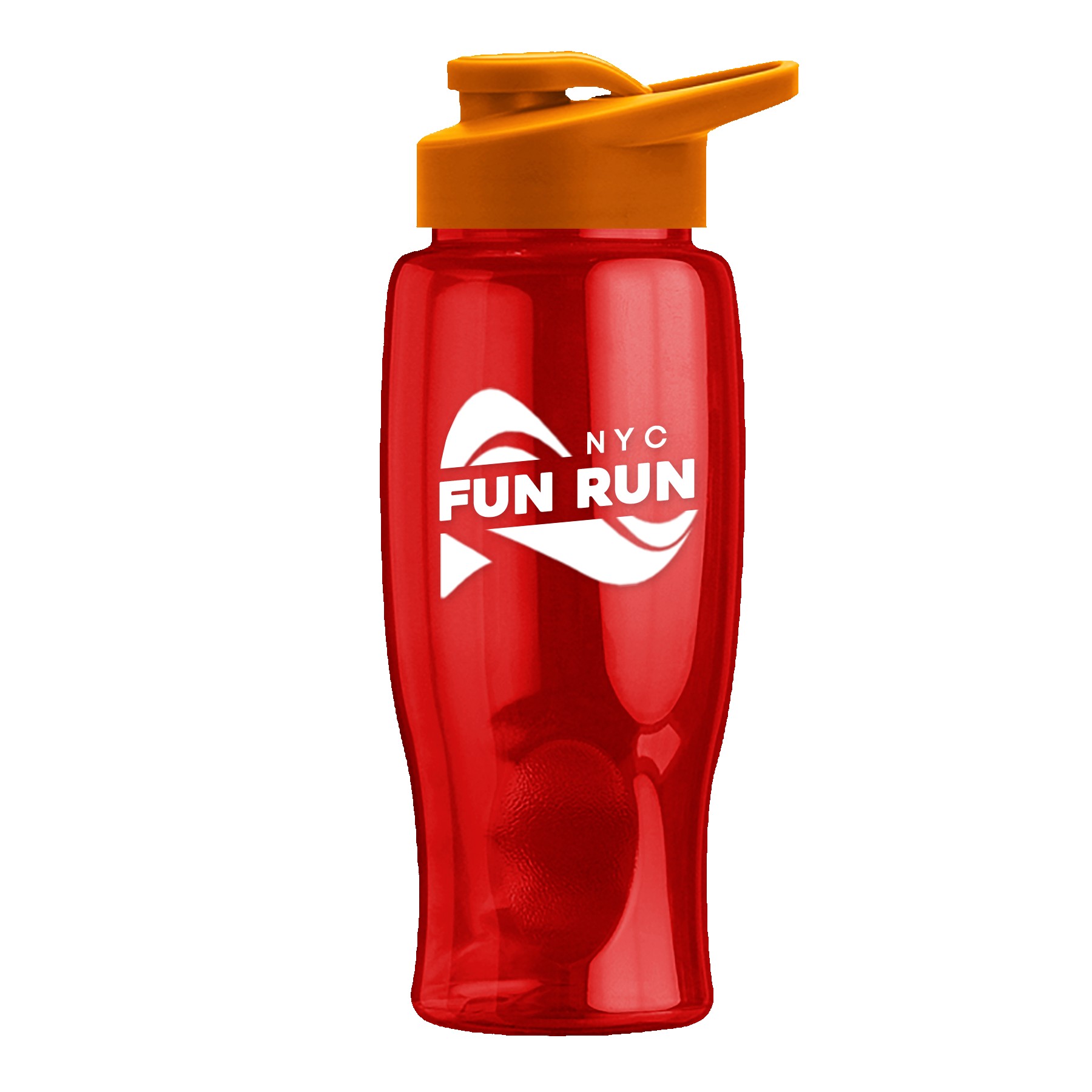 Picture of Garyline® Poly+ Bottle with Drink-Thru Lid - 27 oz.