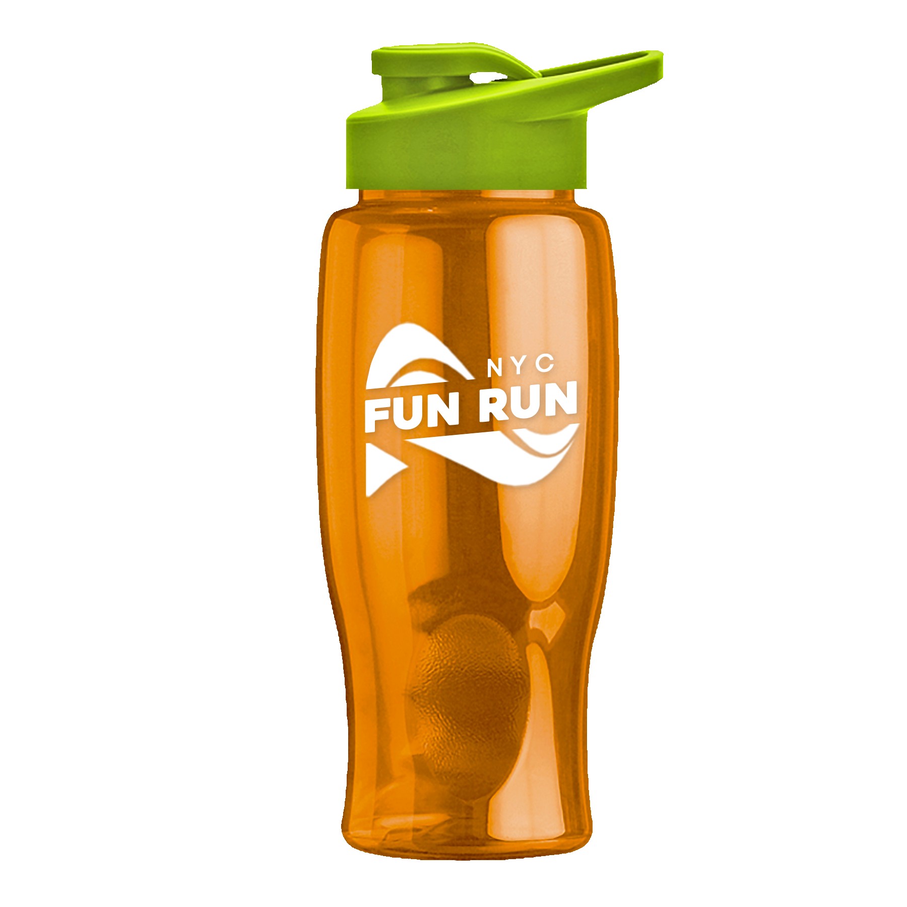 Picture of Garyline® Poly+ Bottle with Drink-Thru Lid - 27 oz.