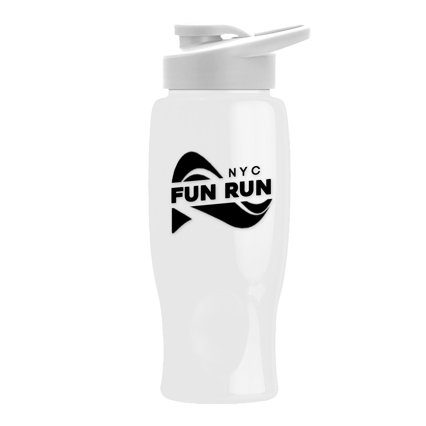 Picture of Garyline® Poly+ Bottle with Drink-Thru Lid - 27 oz.