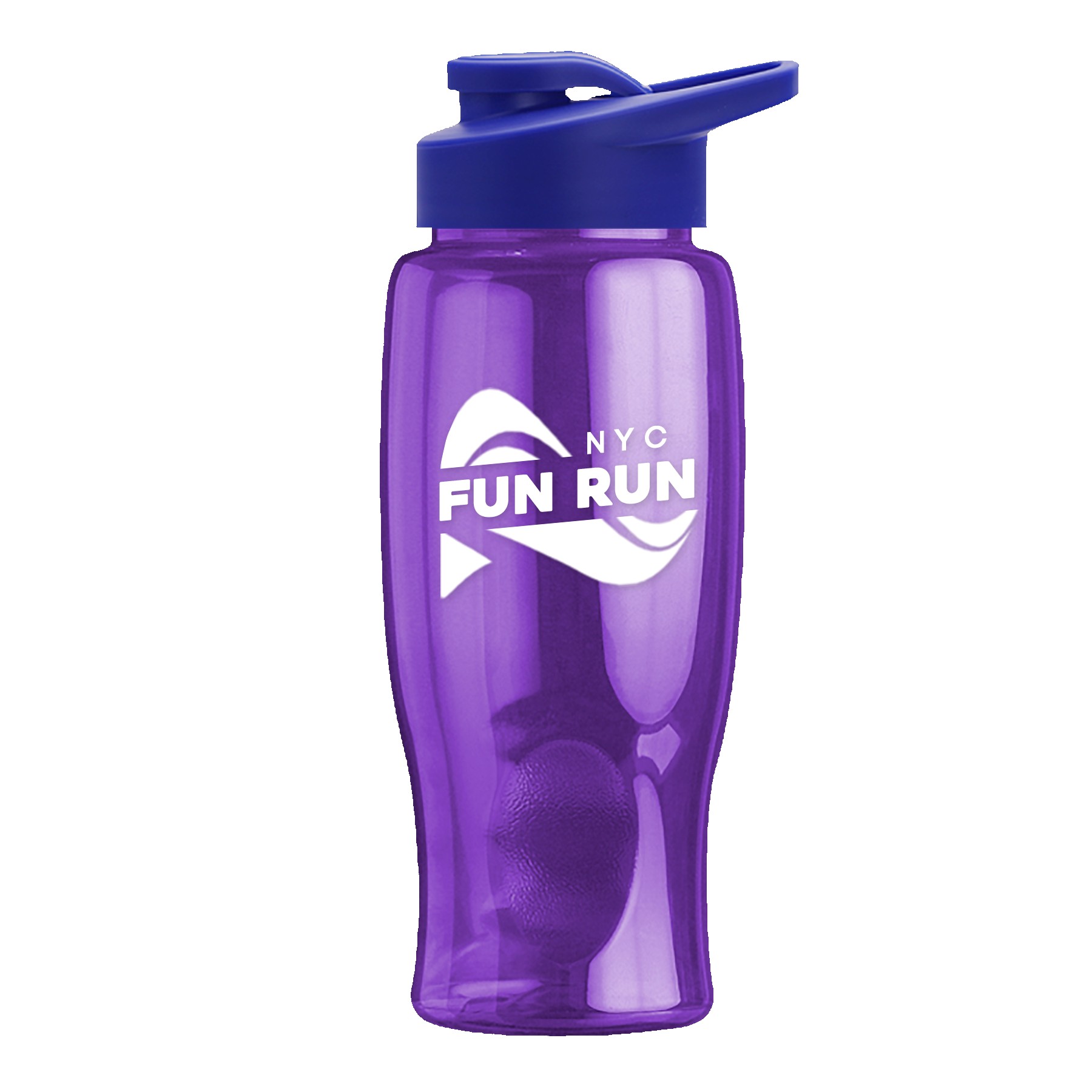 Picture of Garyline® Poly+ Bottle with Drink-Thru Lid - 27 oz.