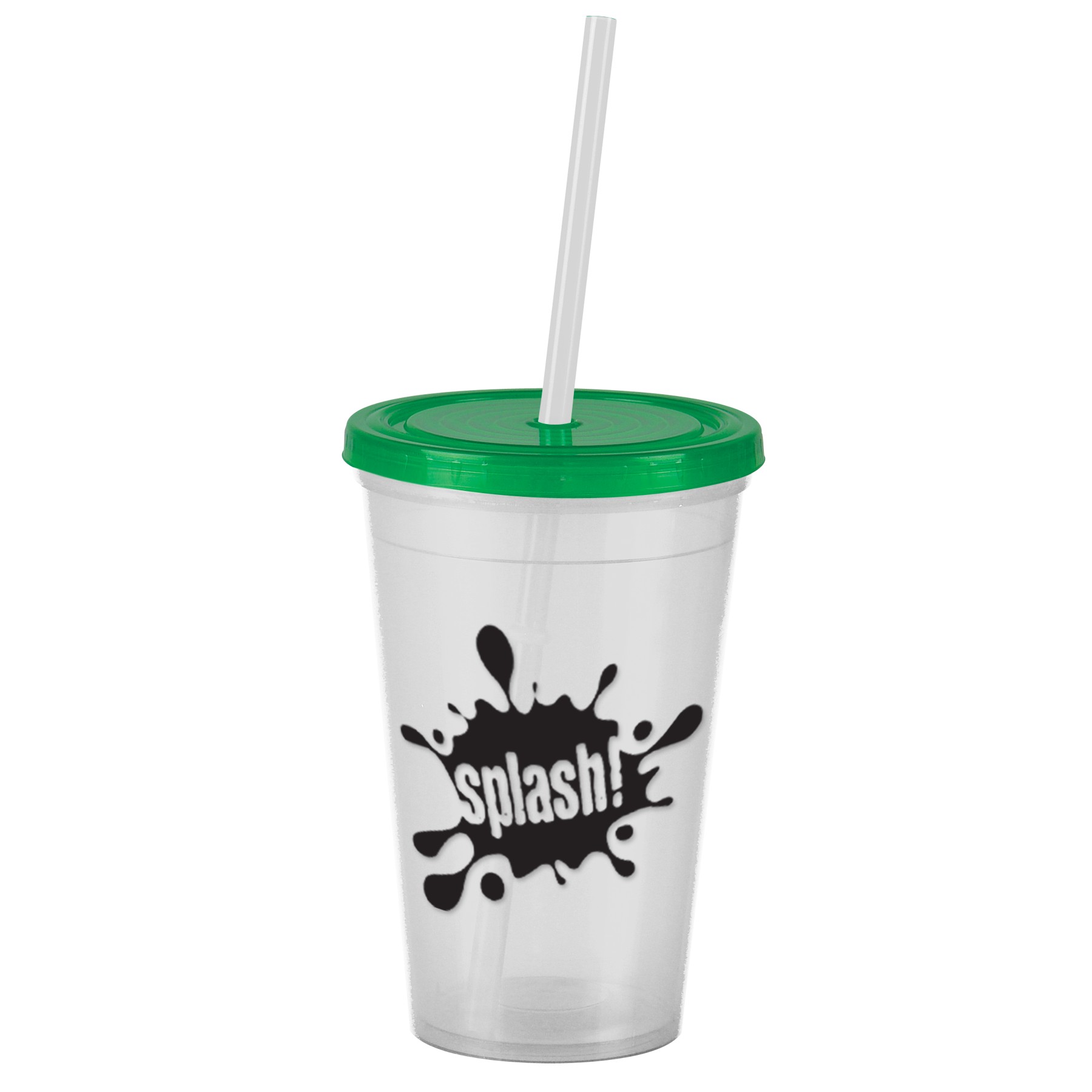 Picture of Garyline® Pioneer Insulated Tumbler with Straw - 16 oz.
