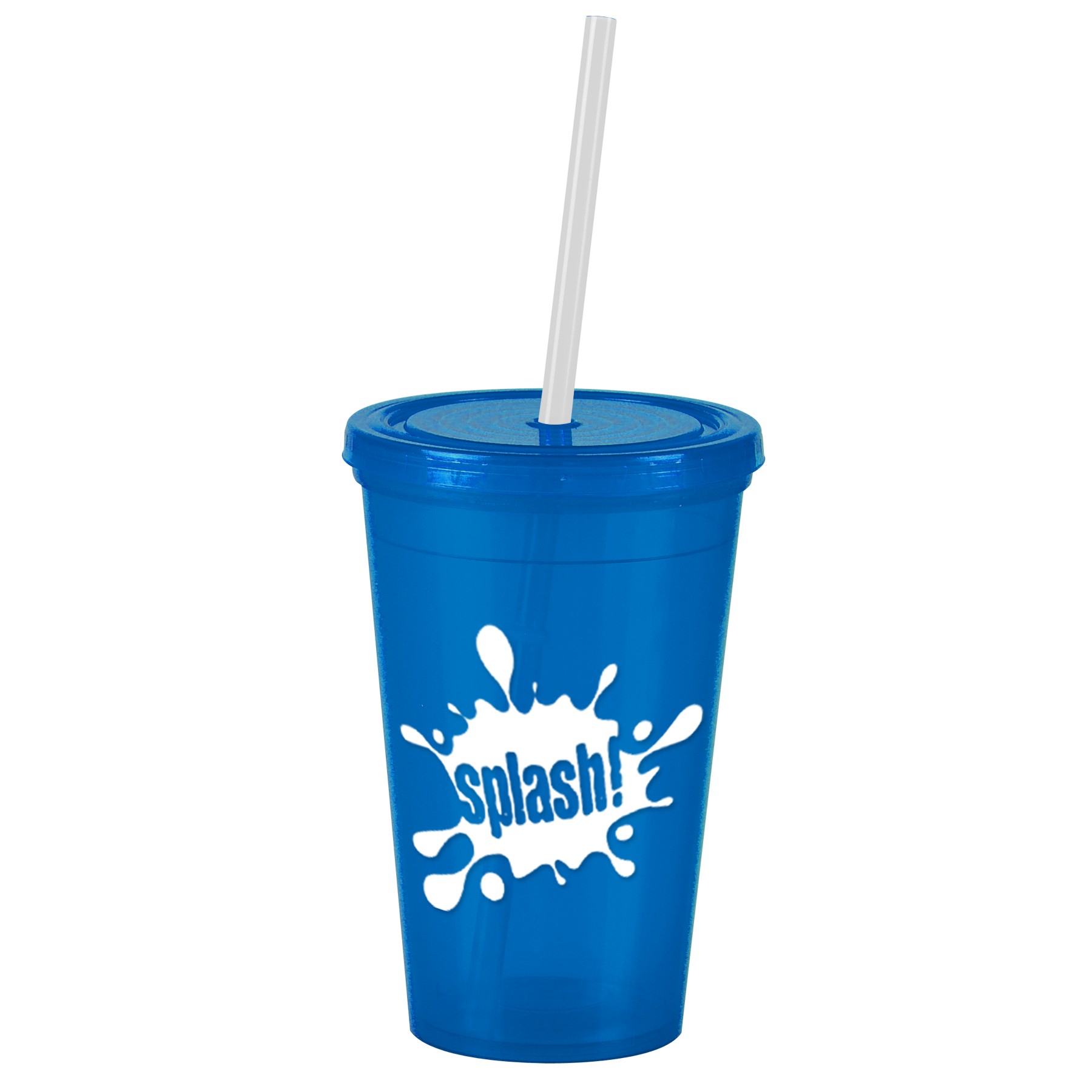 Picture of Garyline® Pioneer Insulated Tumbler with Straw - 16 oz.
