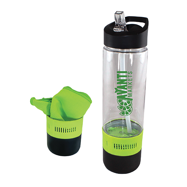 Picture of 17 Oz. Co-Poly Bottle w/Cooling Towel