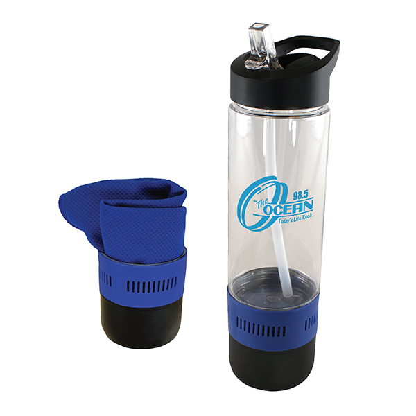 Picture of 17 Oz. Co-Poly Bottle w/Cooling Towel
