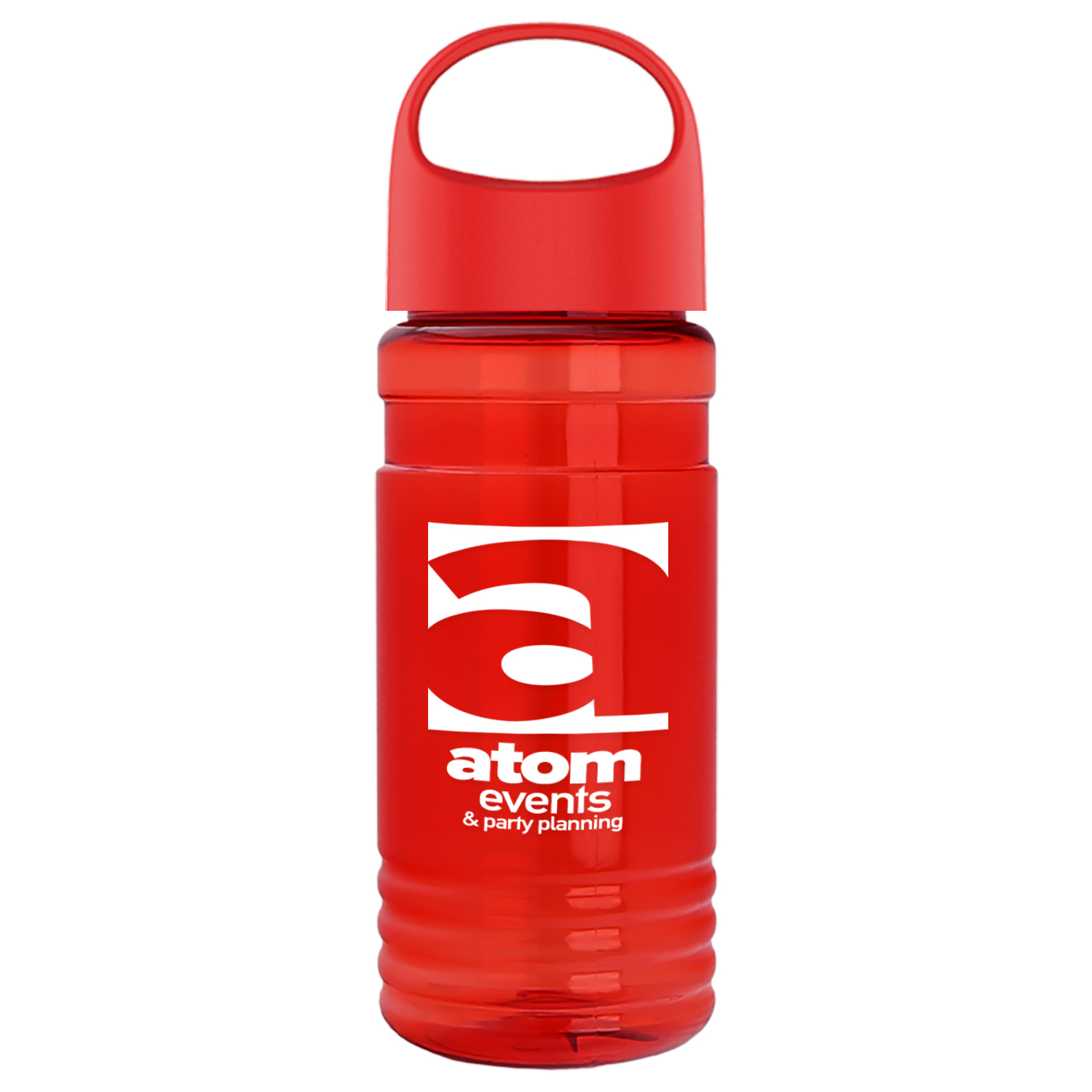 Picture of 20 Oz. Transparent Sports Bottle w/Oval Crest Lid
