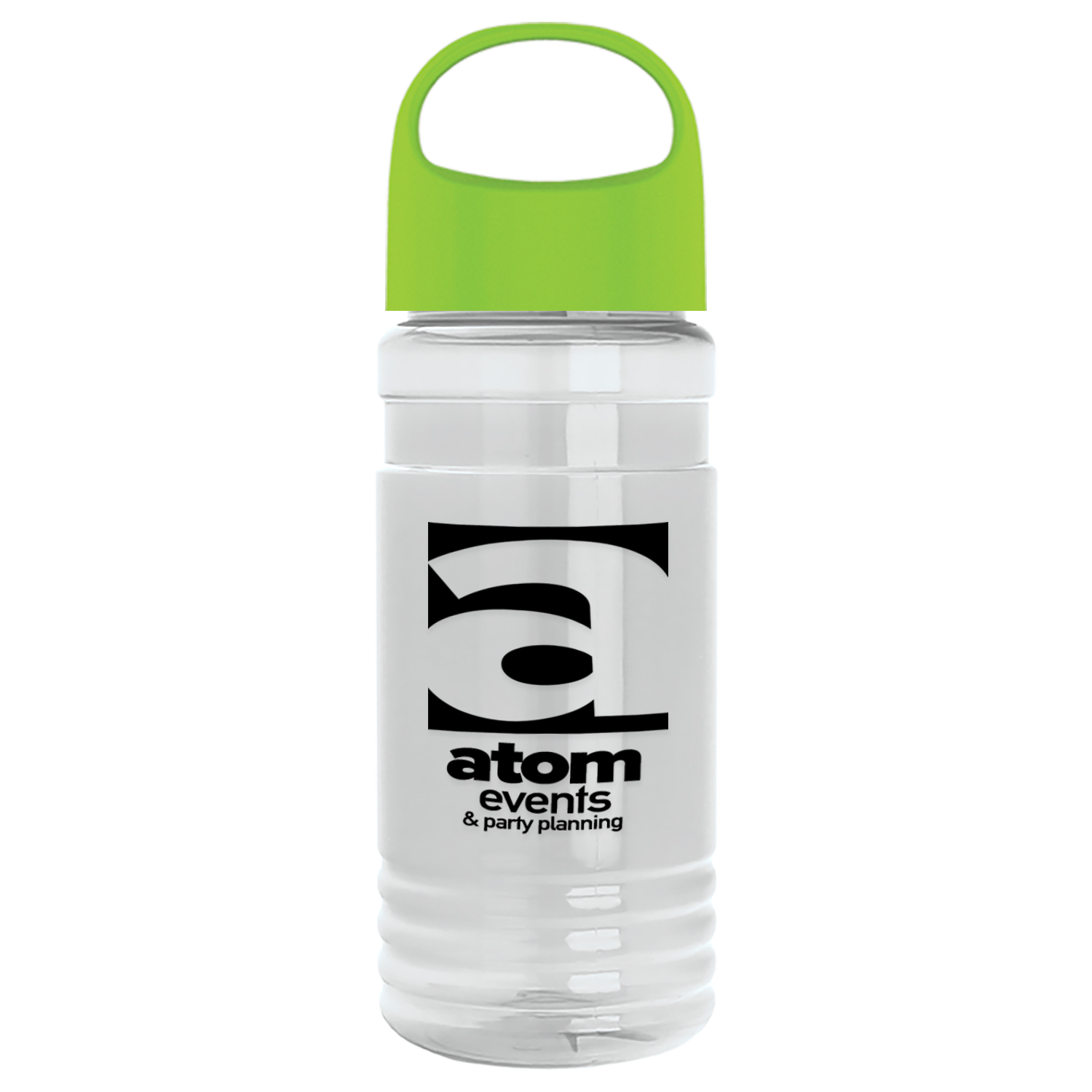 Picture of 20 Oz. Transparent Sports Bottle w/Oval Crest Lid
