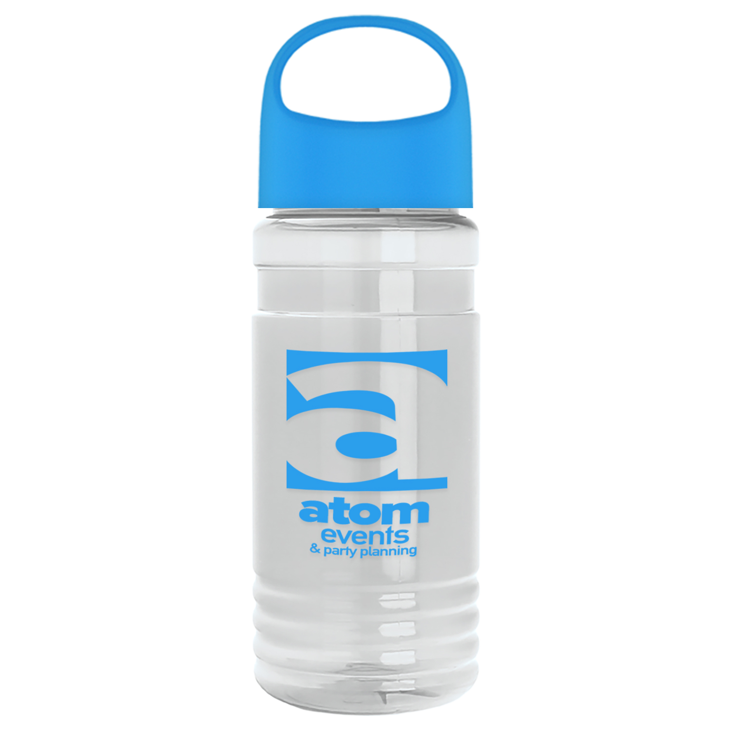 Picture of 20 Oz. Transparent Sports Bottle w/Oval Crest Lid