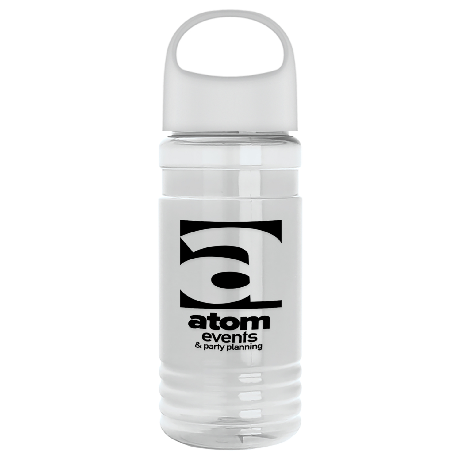 Picture of 20 Oz. Transparent Sports Bottle w/Oval Crest Lid