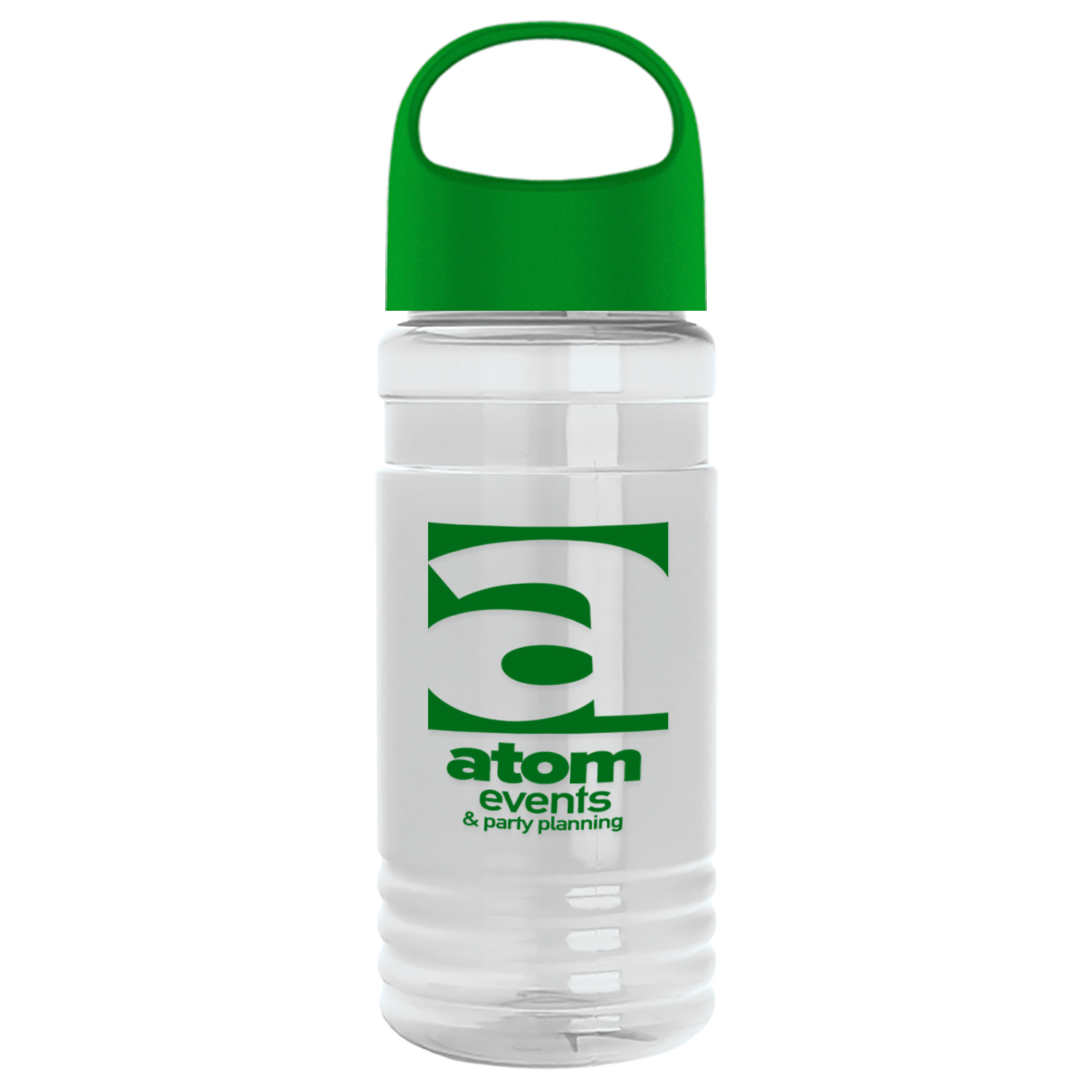 Picture of 20 Oz. Transparent Sports Bottle w/Oval Crest Lid