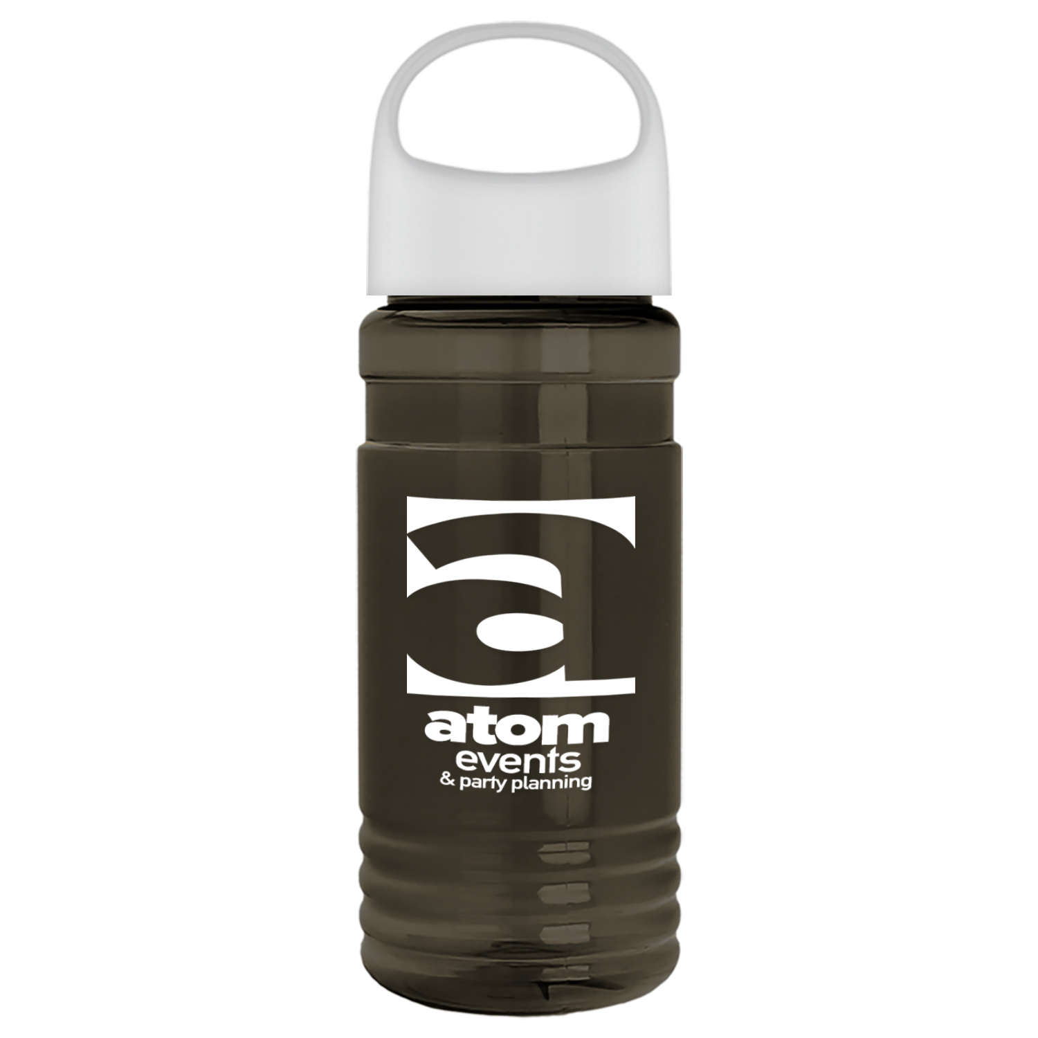 Picture of 20 Oz. Transparent Sports Bottle w/Oval Crest Lid