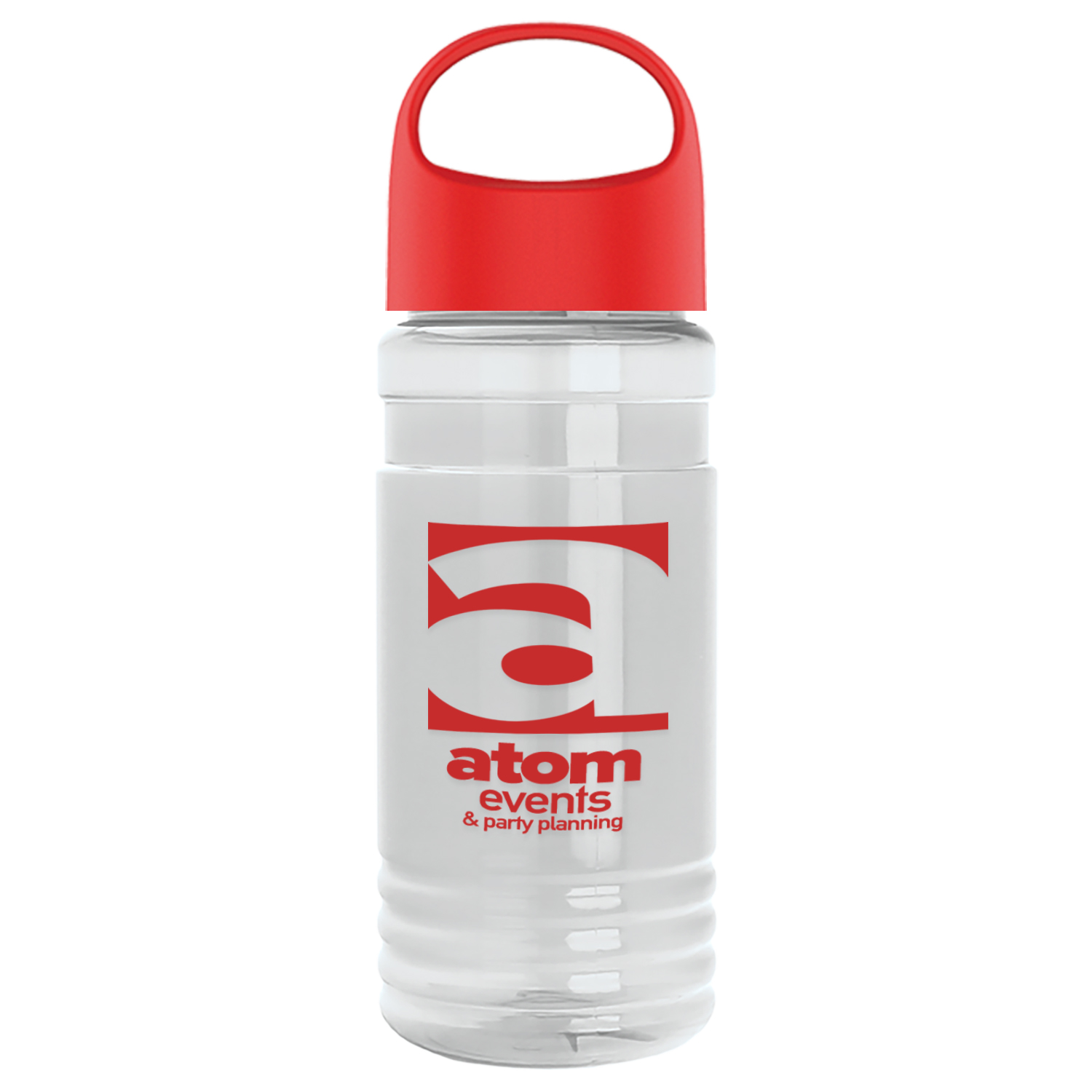 Picture of 20 Oz. Transparent Sports Bottle w/Oval Crest Lid