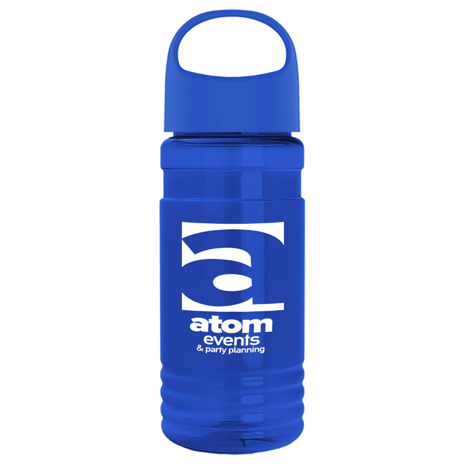 Picture of 20 Oz. Transparent Sports Bottle w/Oval Crest Lid