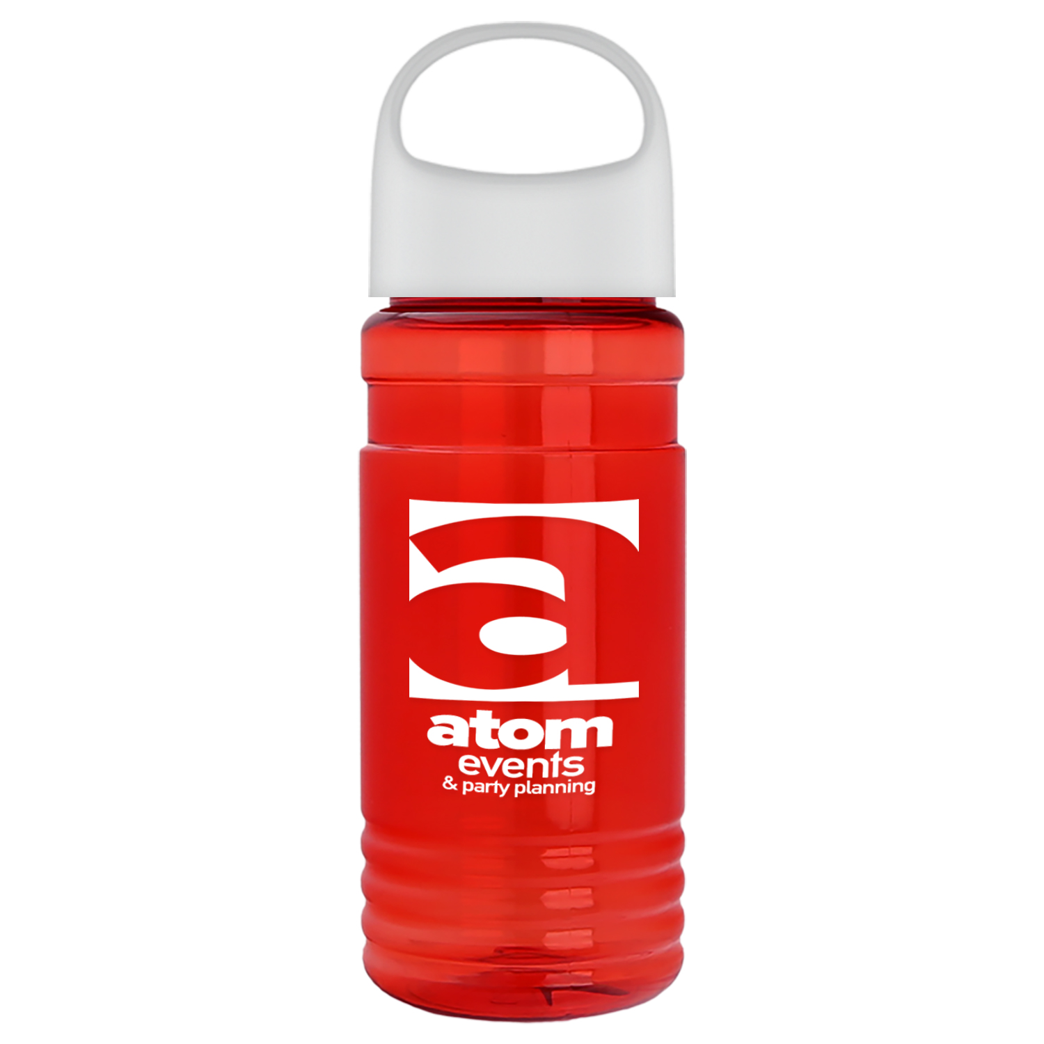 Picture of 20 Oz. Transparent Sports Bottle w/Oval Crest Lid