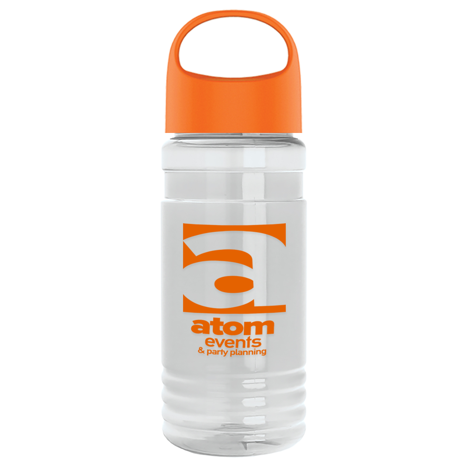 Picture of 20 Oz. Transparent Sports Bottle w/Oval Crest Lid