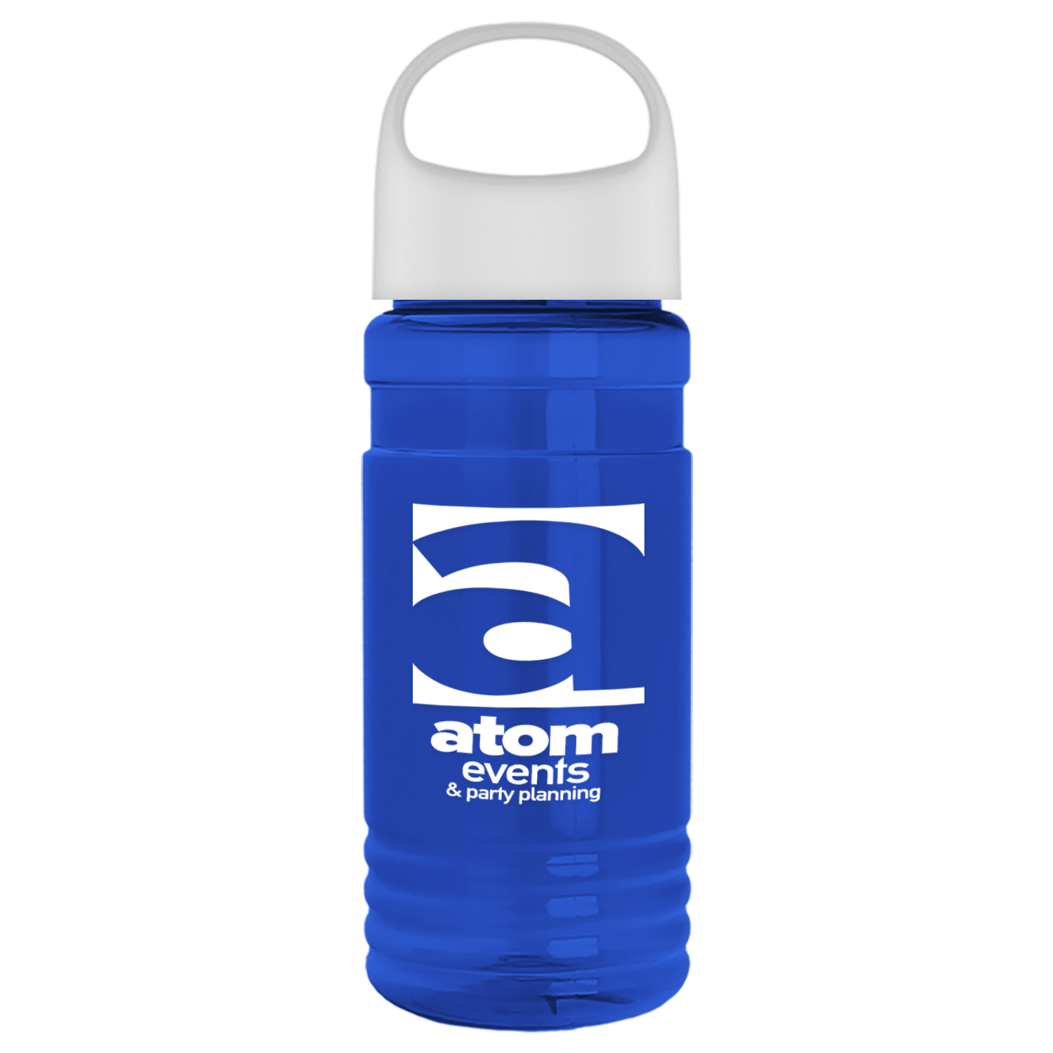 Picture of 20 Oz. Transparent Sports Bottle w/Oval Crest Lid