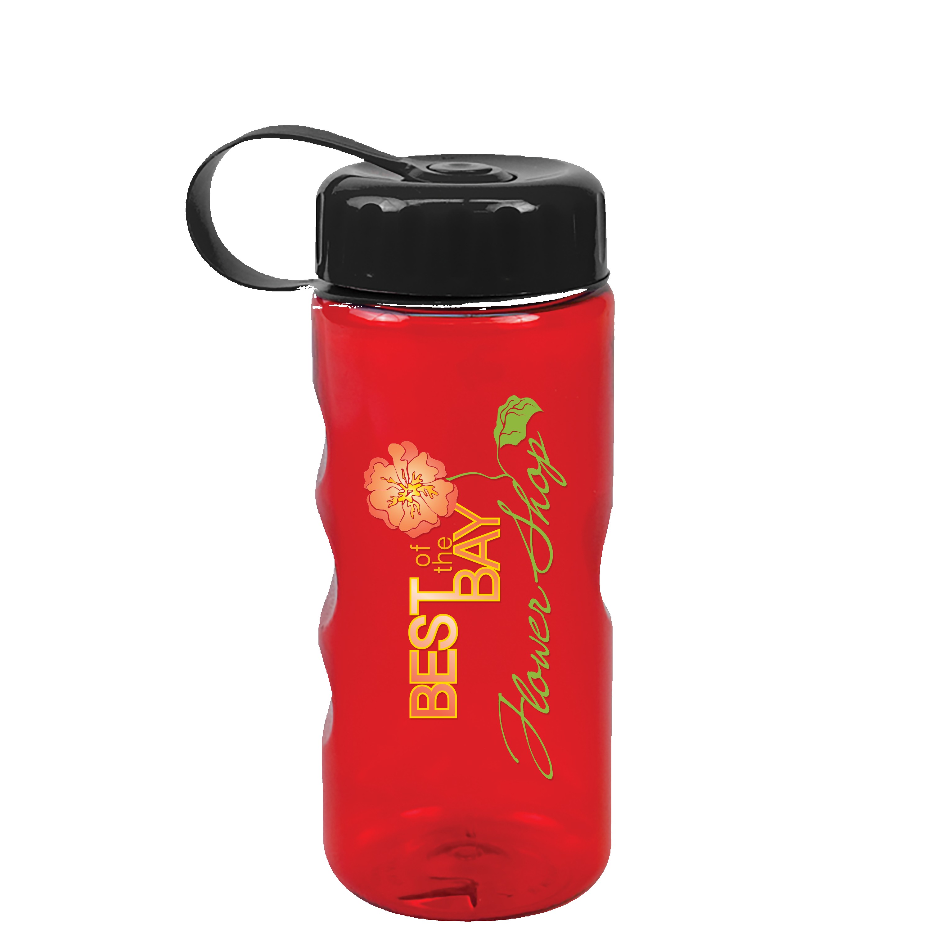 Picture of Garyline® Mini Mountain Tritan® Bottle with Tethered Lid - 22 oz.