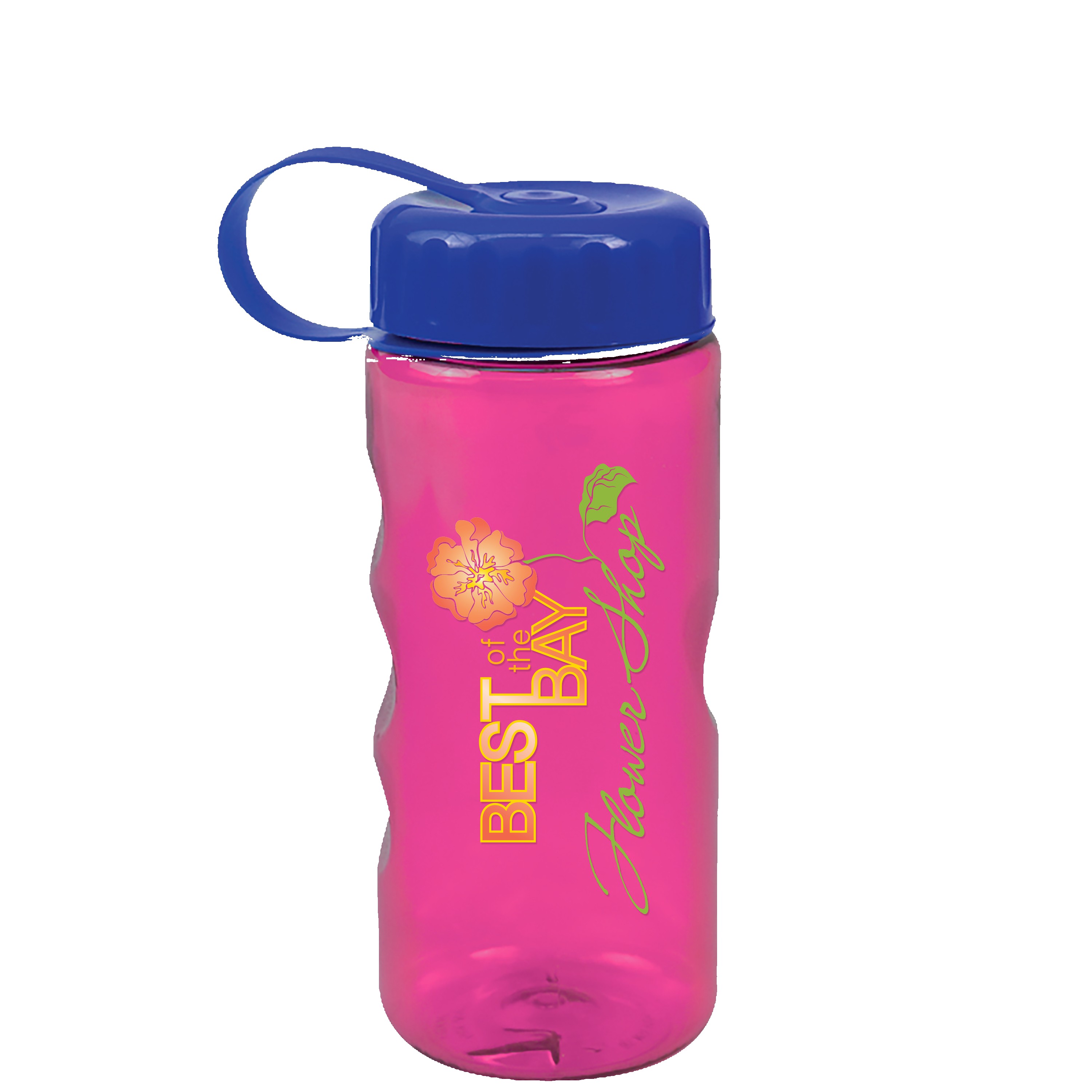 Picture of Garyline® Mini Mountain Tritan® Bottle with Tethered Lid - 22 oz.