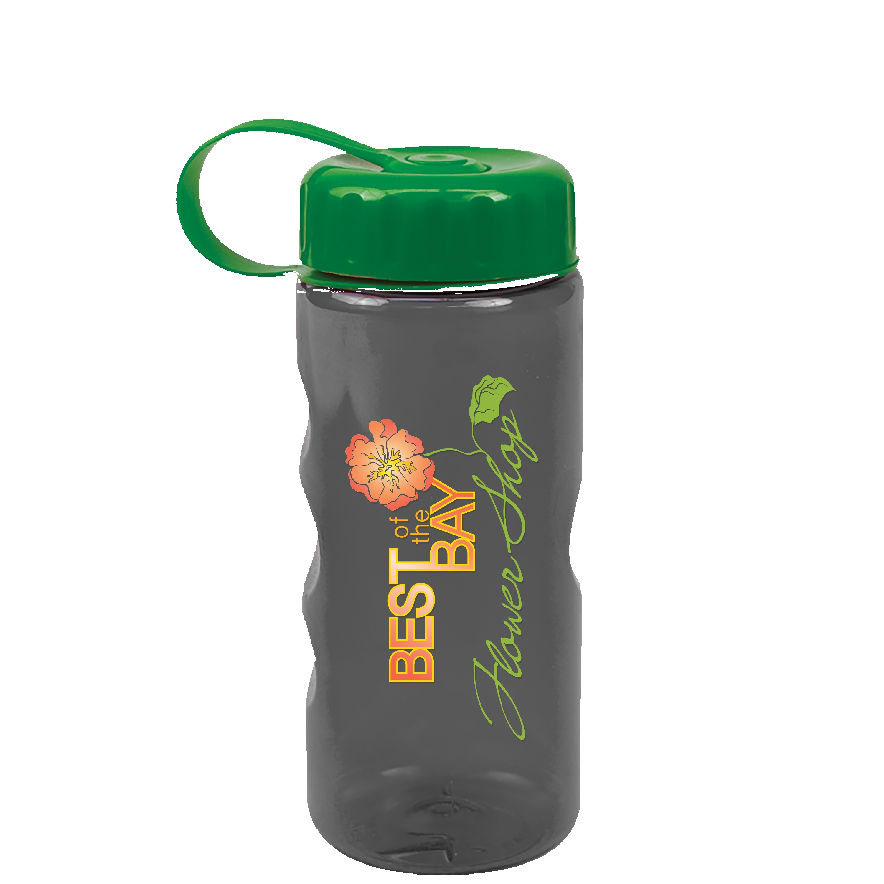 Picture of Garyline® Mini Mountain Tritan® Bottle with Tethered Lid - 22 oz.