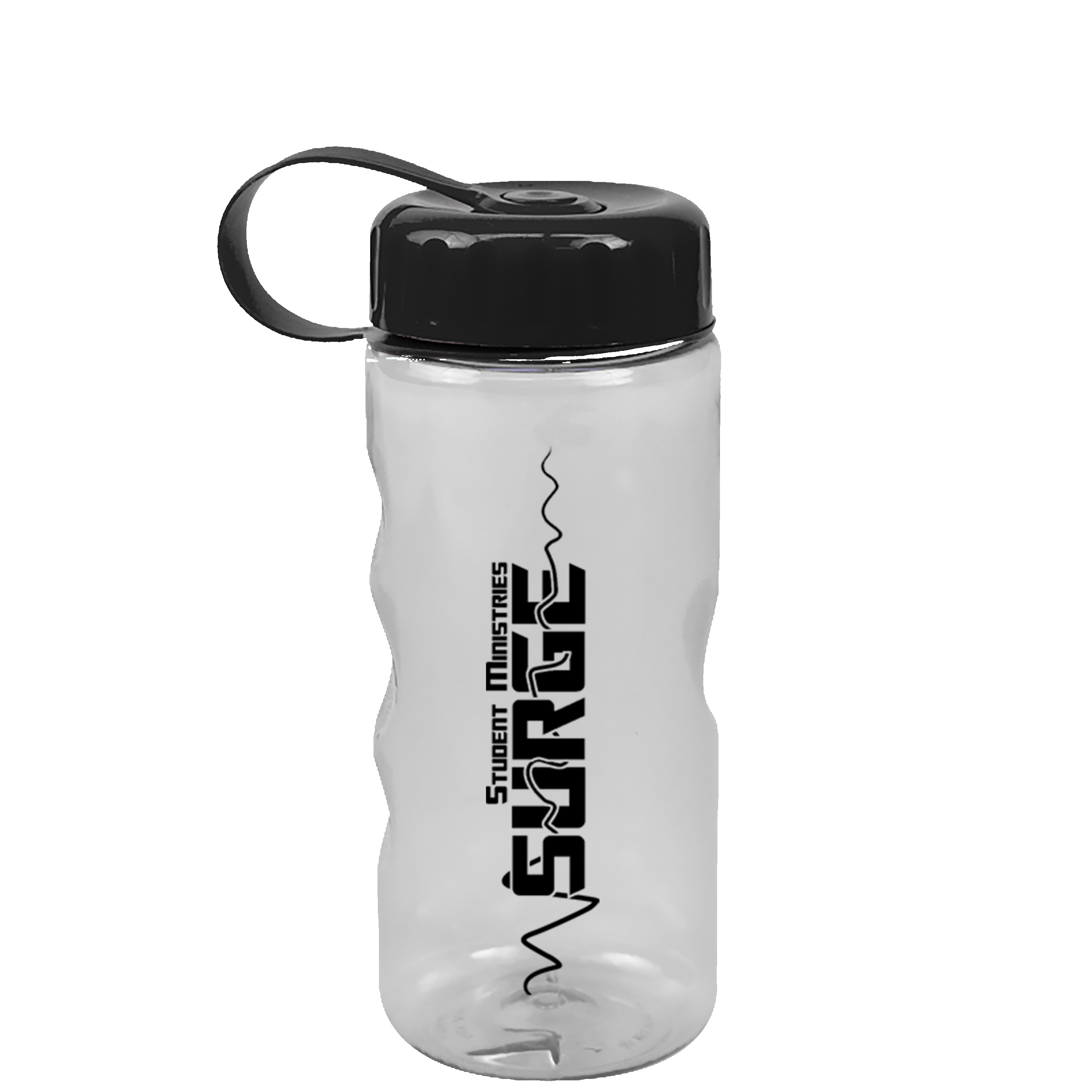 Picture of Garyline® Mini Mountain Tritan® Bottle with Tethered Lid - 22 oz.