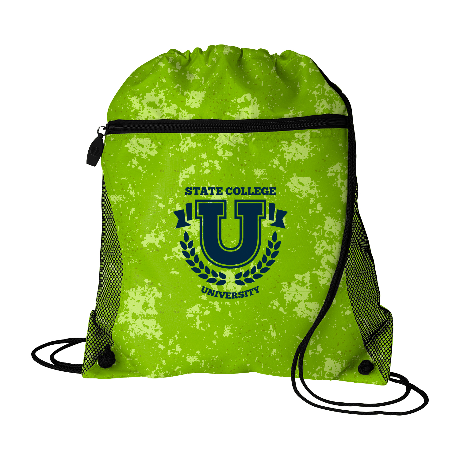 Picture of Good Value™ Distressed Printed Mesh Pocket Drawcord