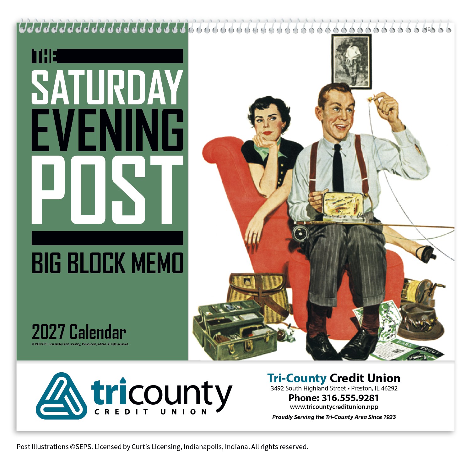 Picture of Triumph® Calendars Big Block Memo