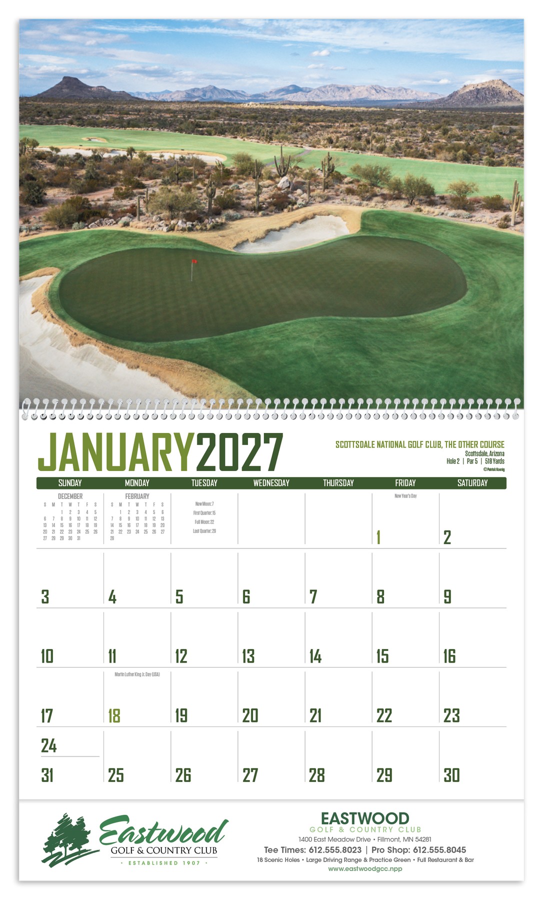 Picture of Triumph® Calendars Golf Calendar