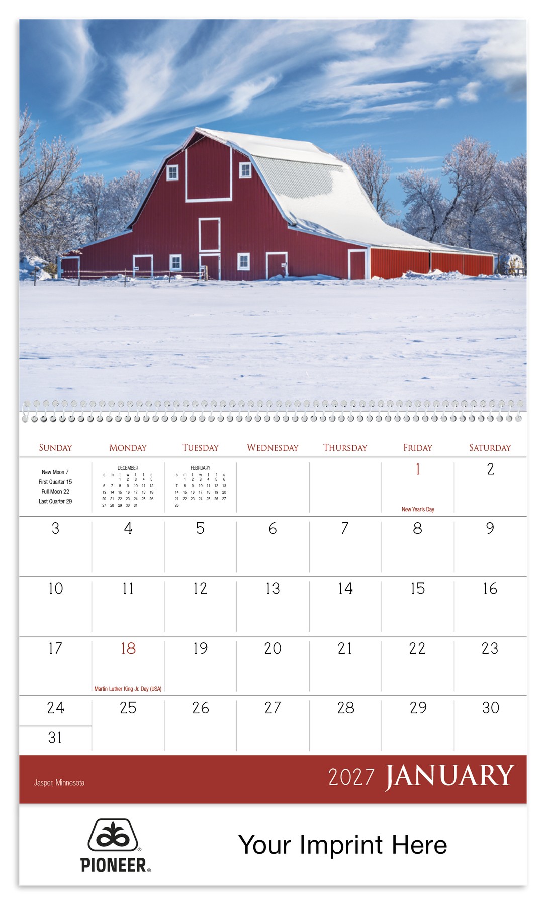 Picture of Triumph® Calendars Barns Calendar