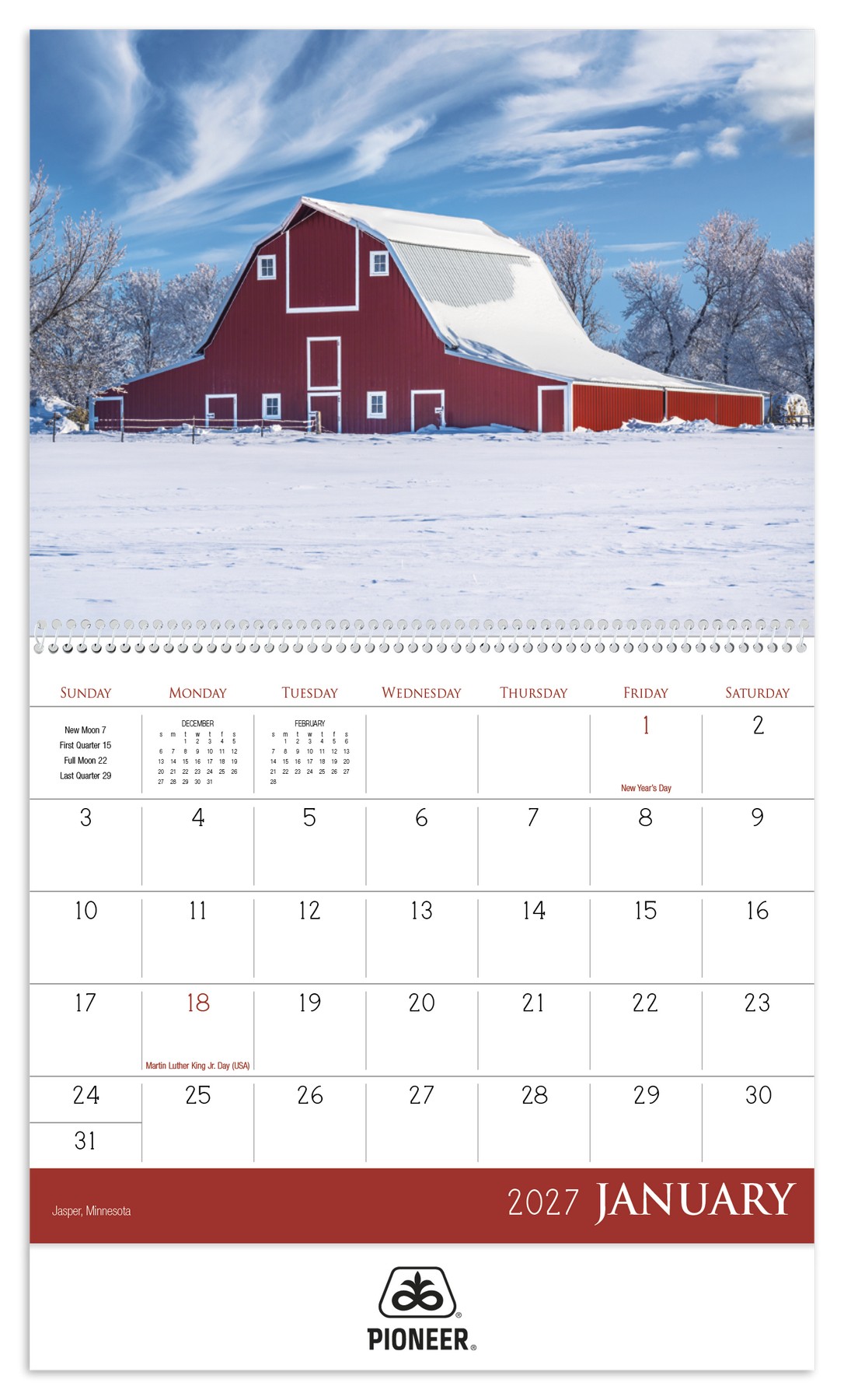 Picture of Triumph® Calendars Barns Calendar