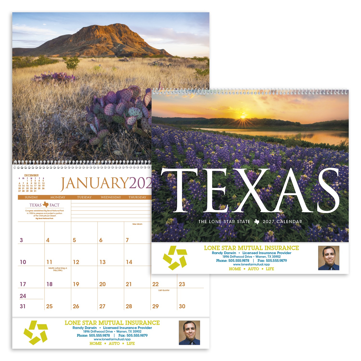 Picture of Triumph® Calendars Texas Calendar