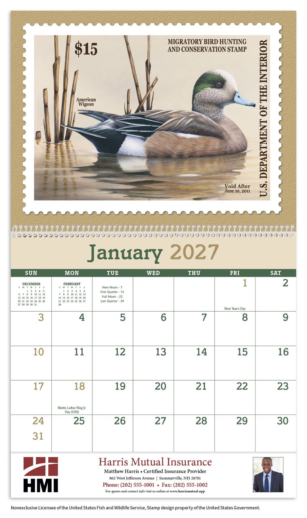 Picture of Triumph® Calendars Duck Stamps Calendar