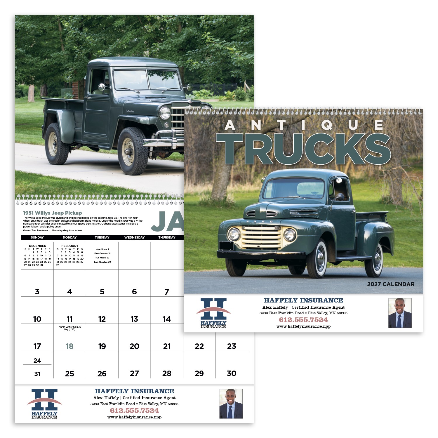 Picture of Triumph® Calendars Antique Trucks Calendar