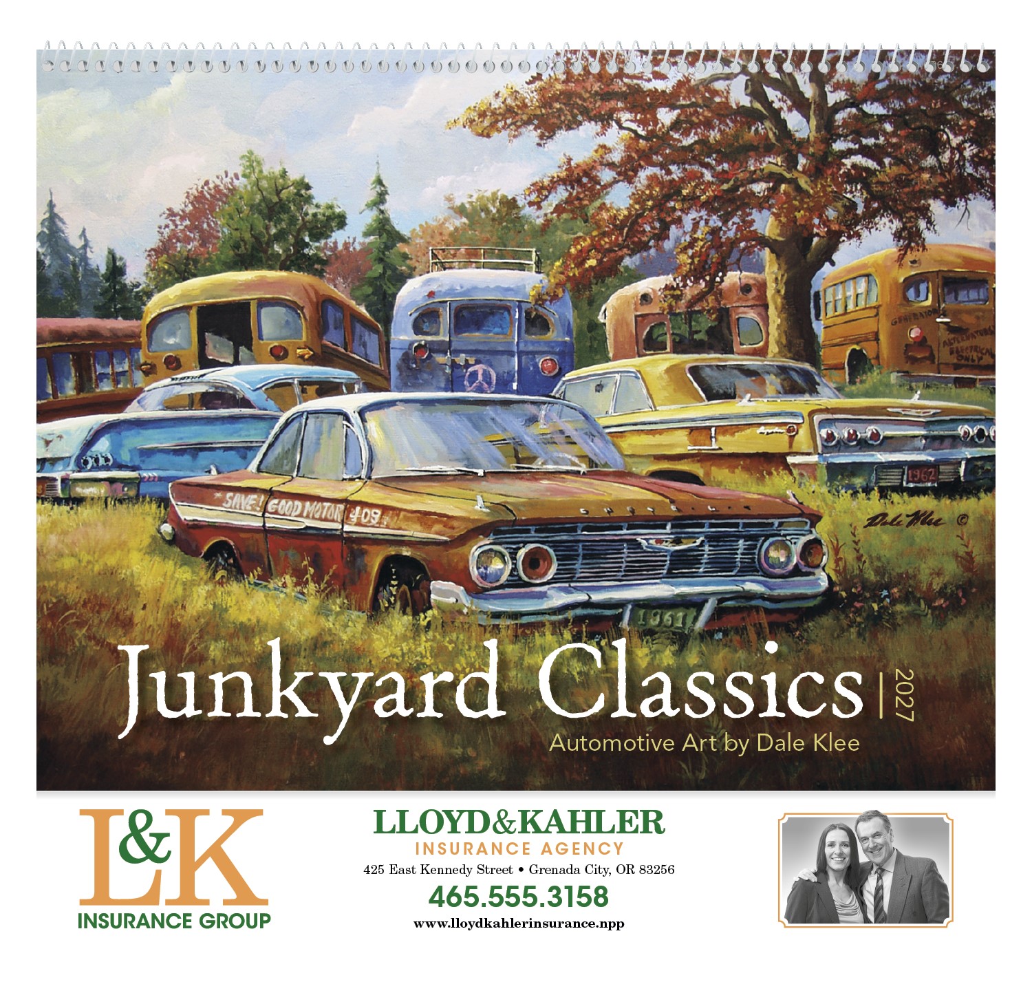 Picture of Triumph® Calendars Junkyard Classics by Dale Klee Calendar