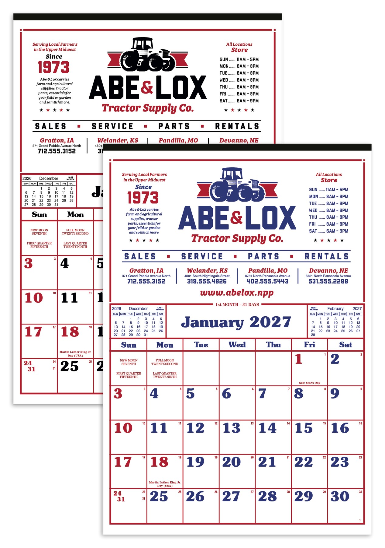 Picture of Skinner & Kennedy® Commercial 12-Sheet Calendar