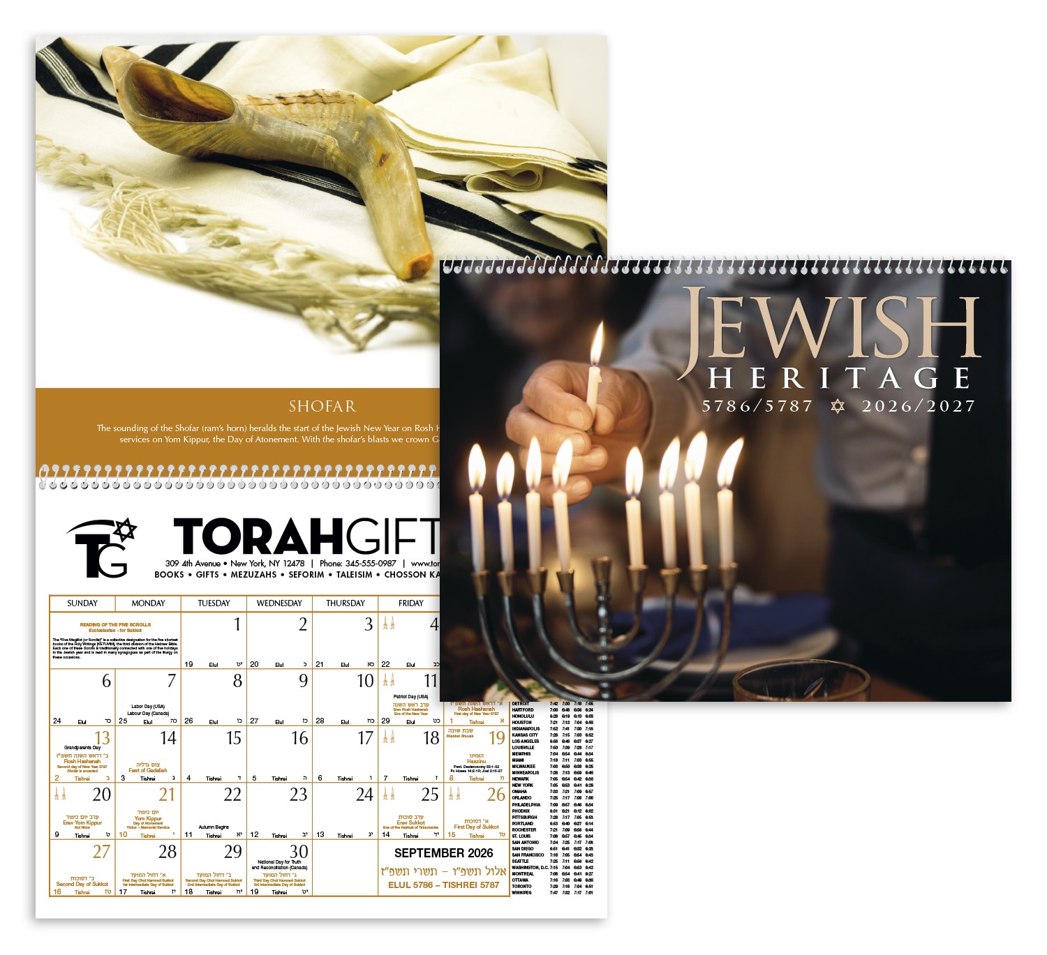 Picture of Triumph® Calendars Jewish Heritage Calendar