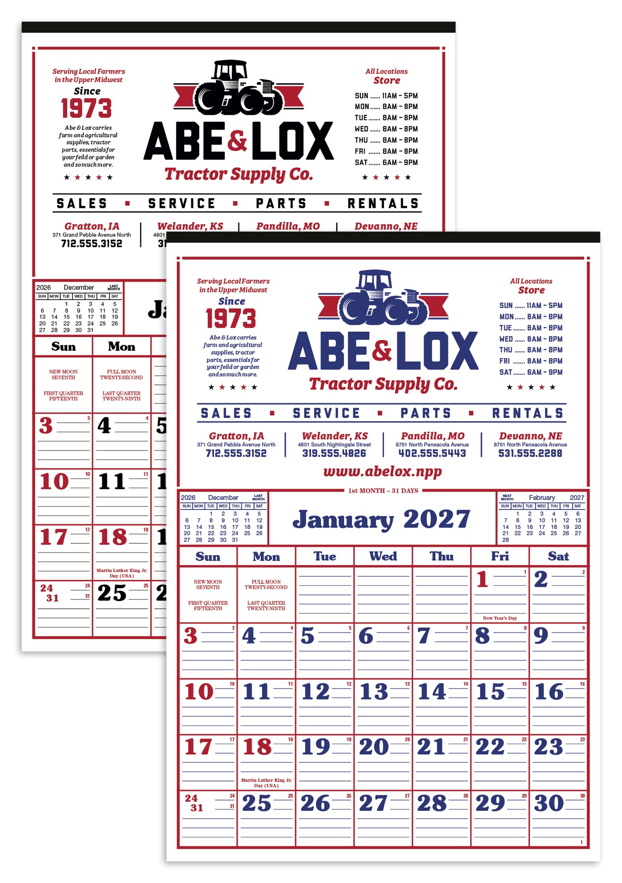 Picture of Skinner & Kennedy® Commercial 12-Sheet Calendar
